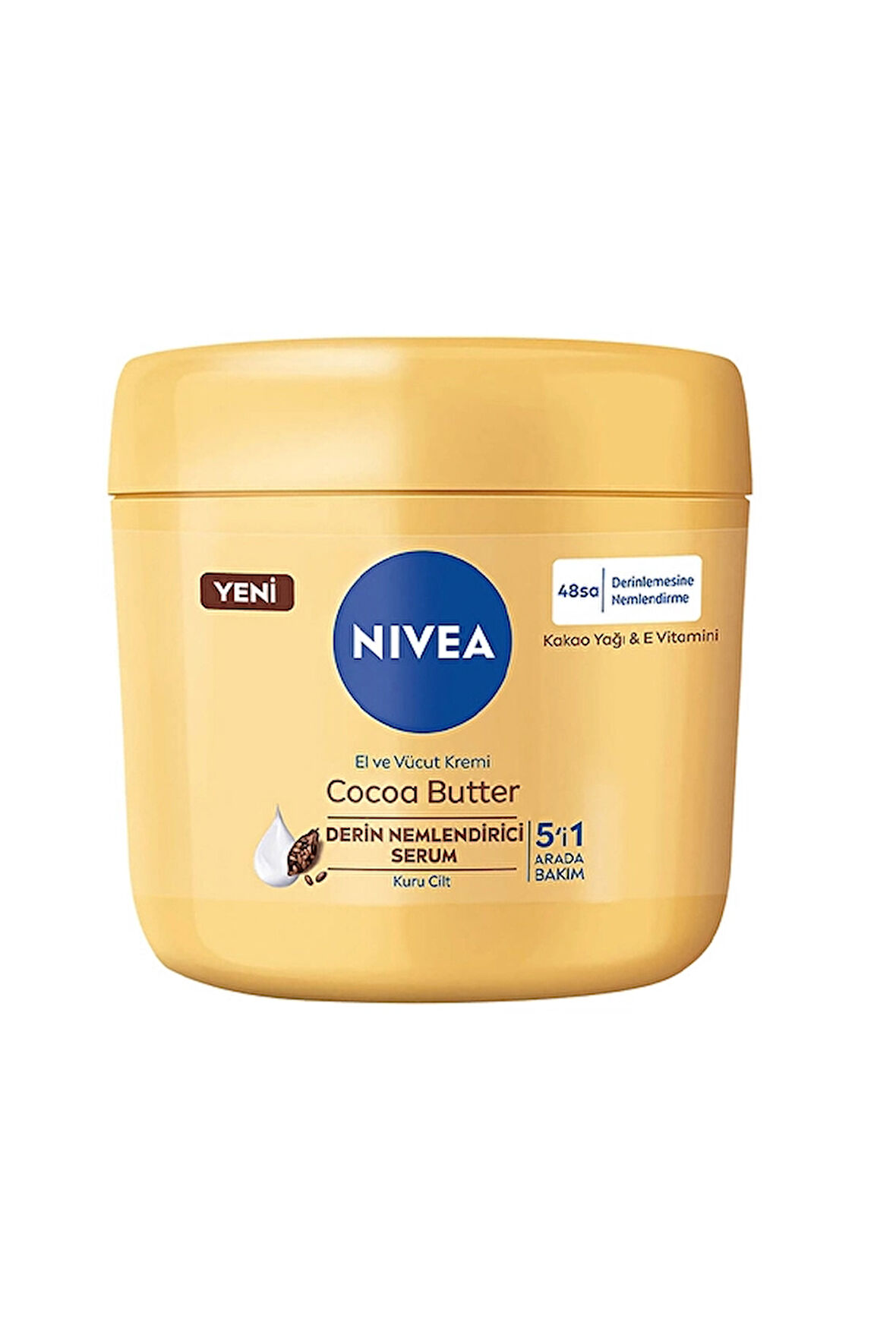 4 ADET   Nivea Krem 400ml Cocoa Butter