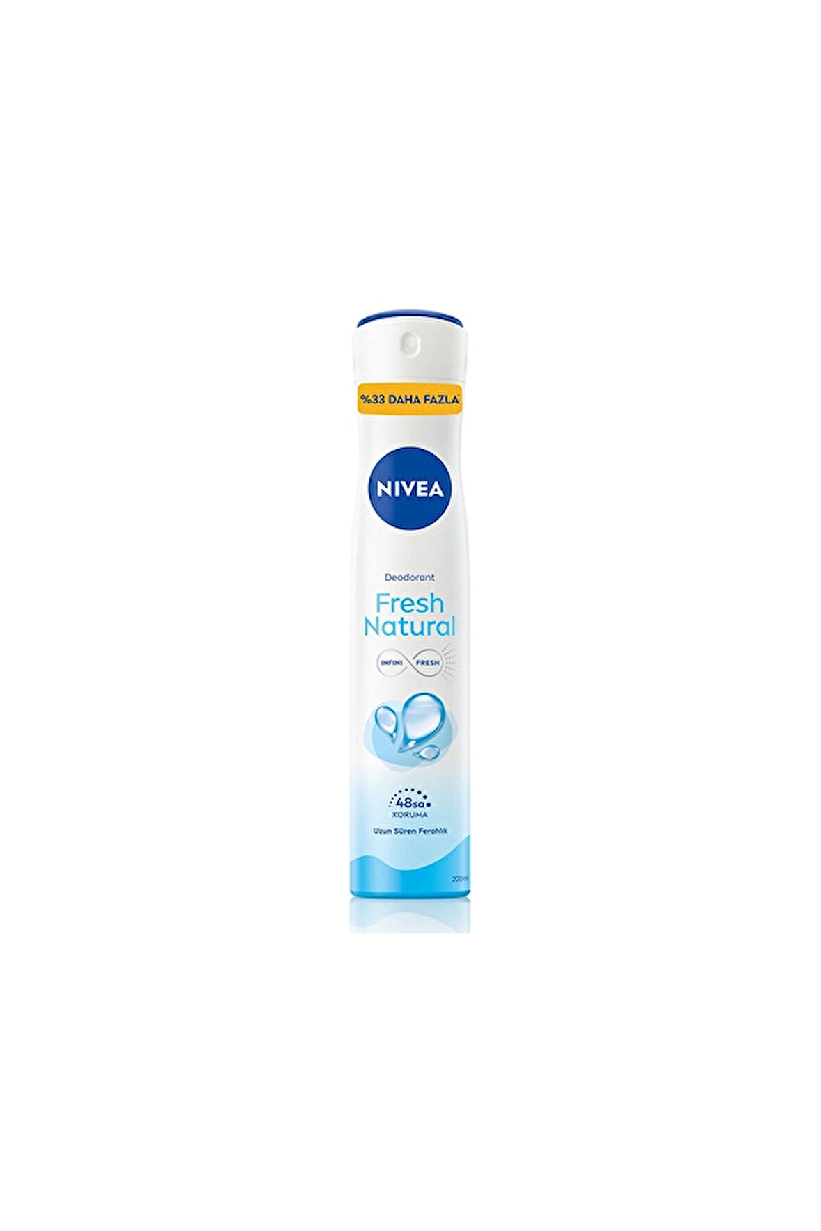 4 ADET   Nivea Deodorant Fresh Kadın 200ml