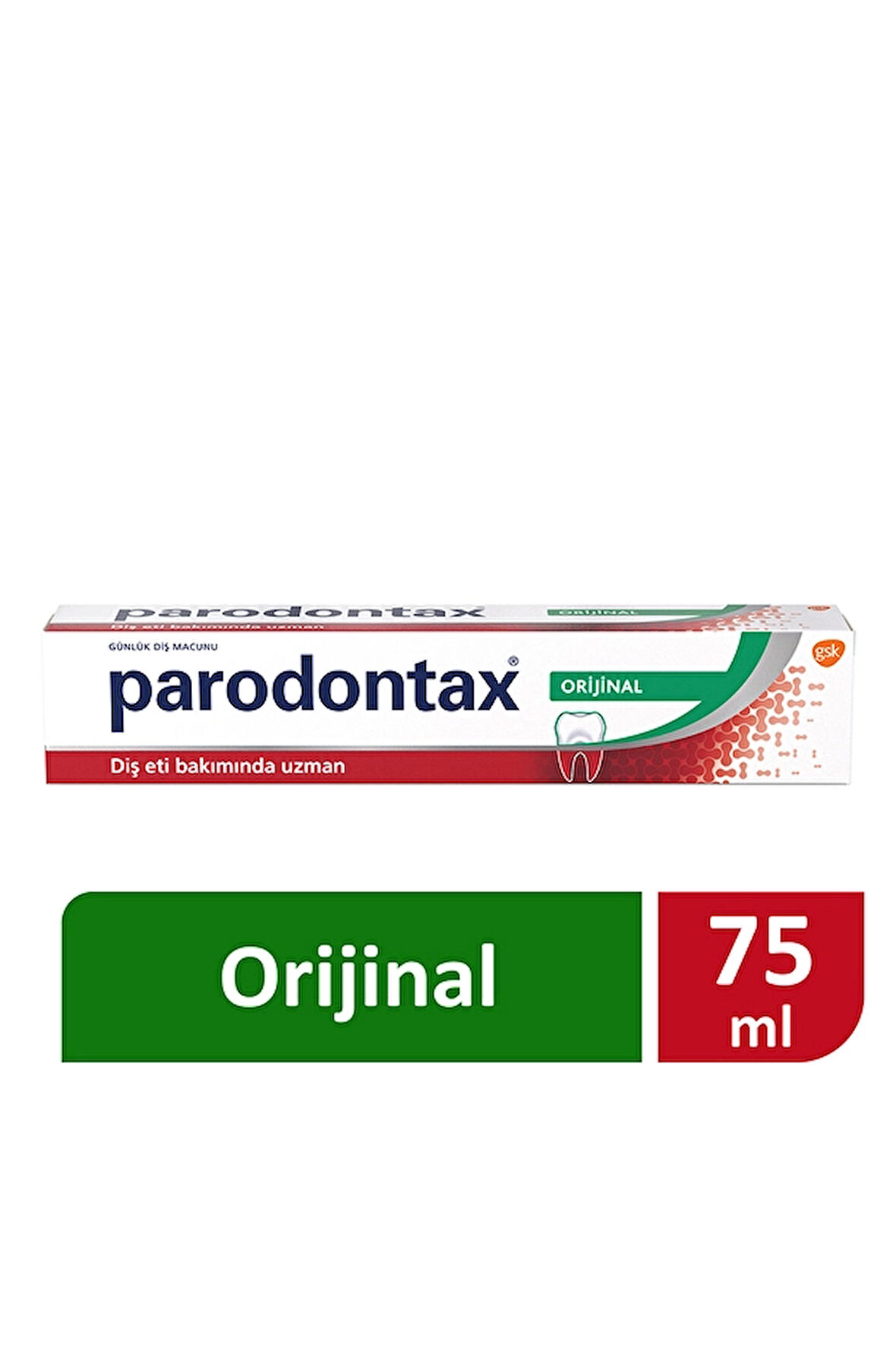 4 ADET   Parodontax Diş Macunu 75Ml Orijinal