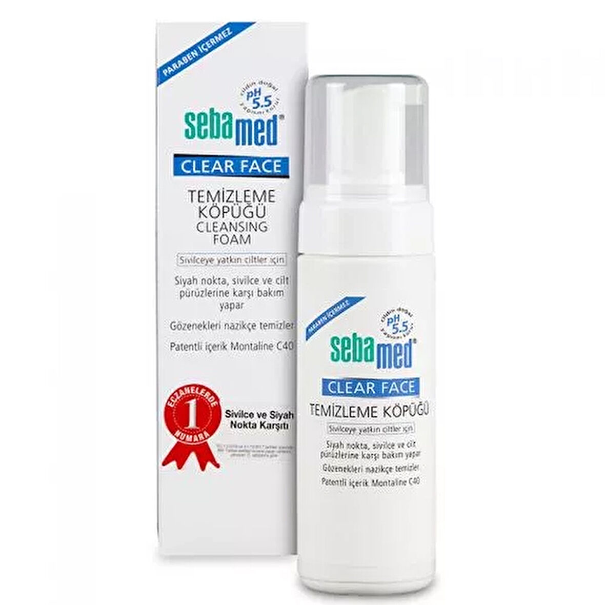 4 ADET   Sebamed Clear Face Temizleme Köpüğü 150Ml
