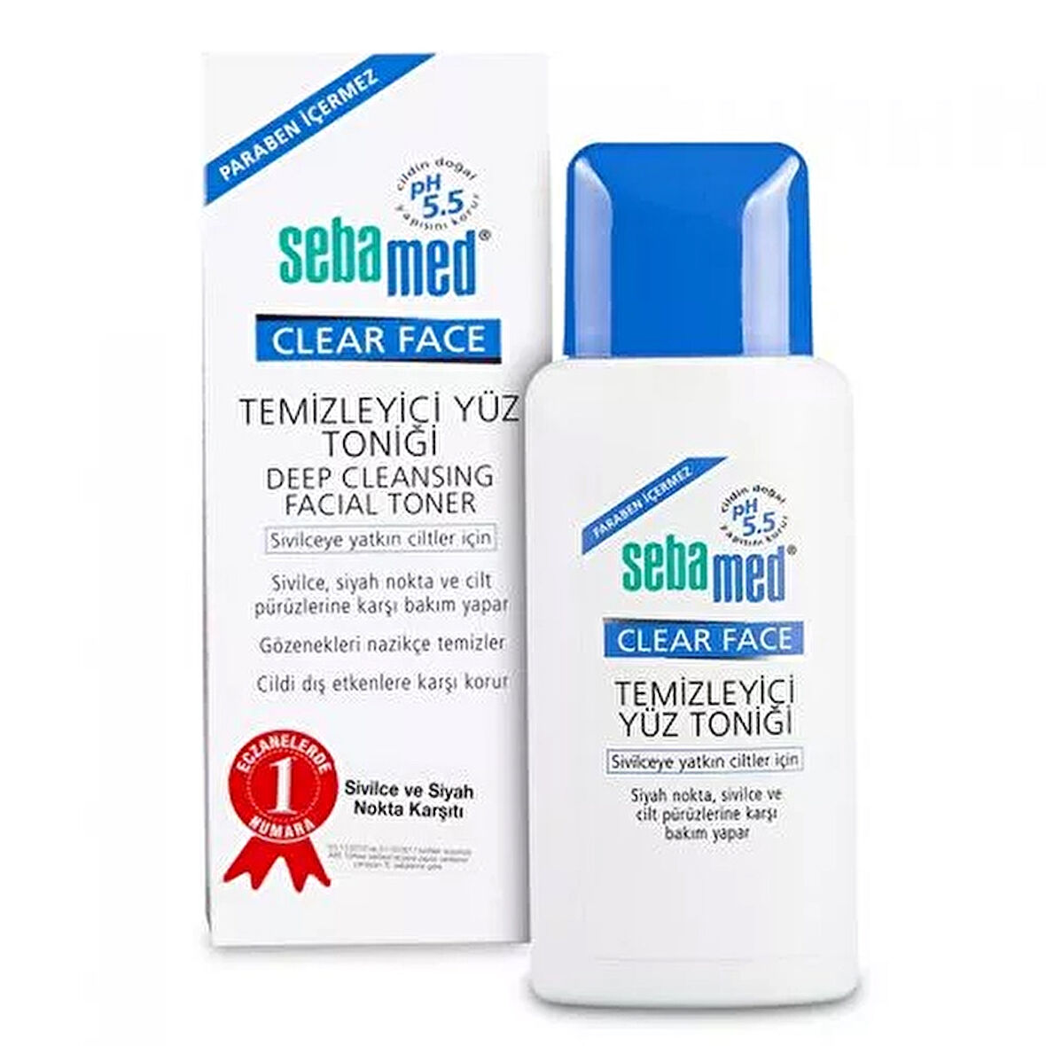 4 ADET   Sebamed Clear Face Temizleme Toniği 150Ml