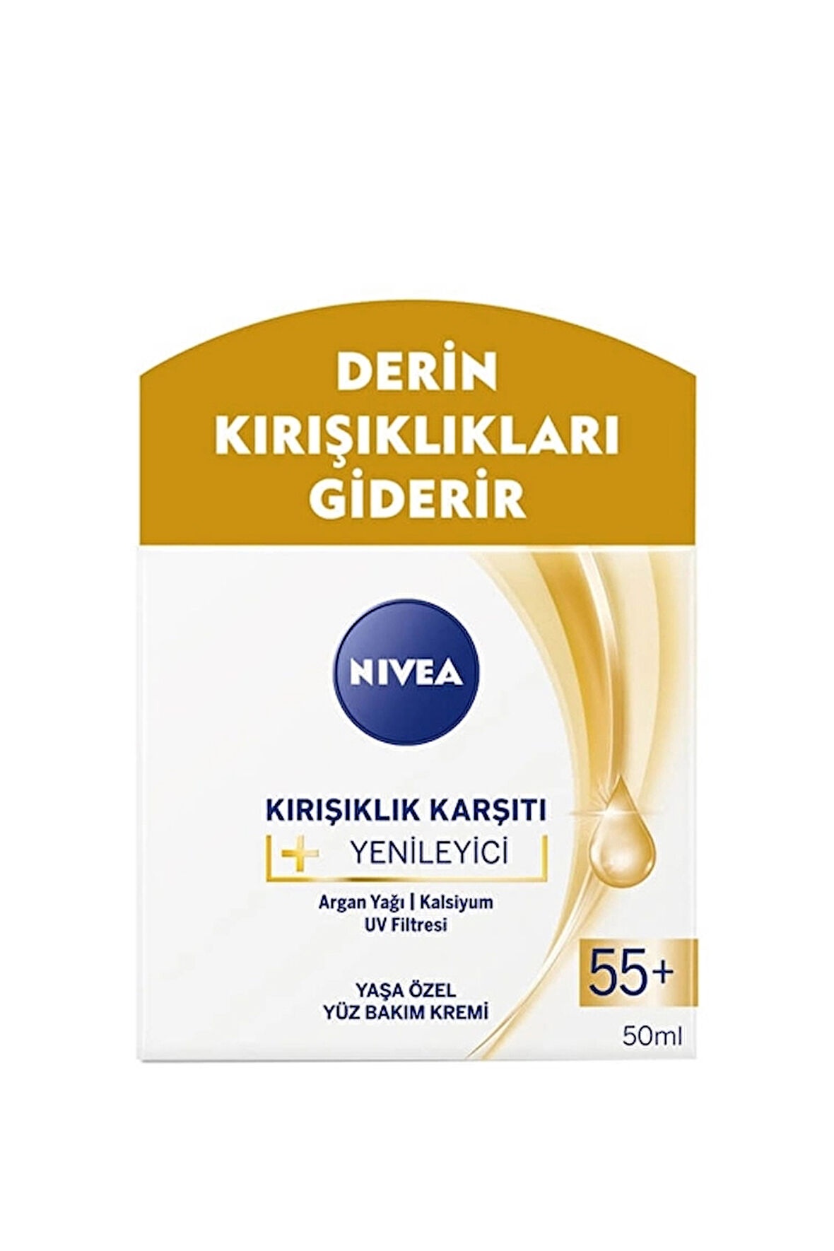 4 ADET   Nivea Kırışıklık Karşıtı 50Ml 55+
