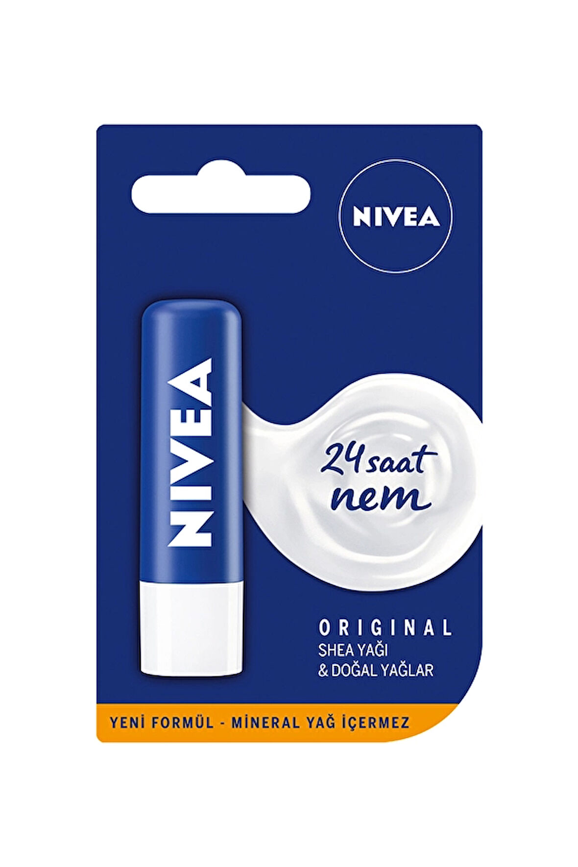 4 ADET   Nivea Lip Dudak Bakım Kremi Original