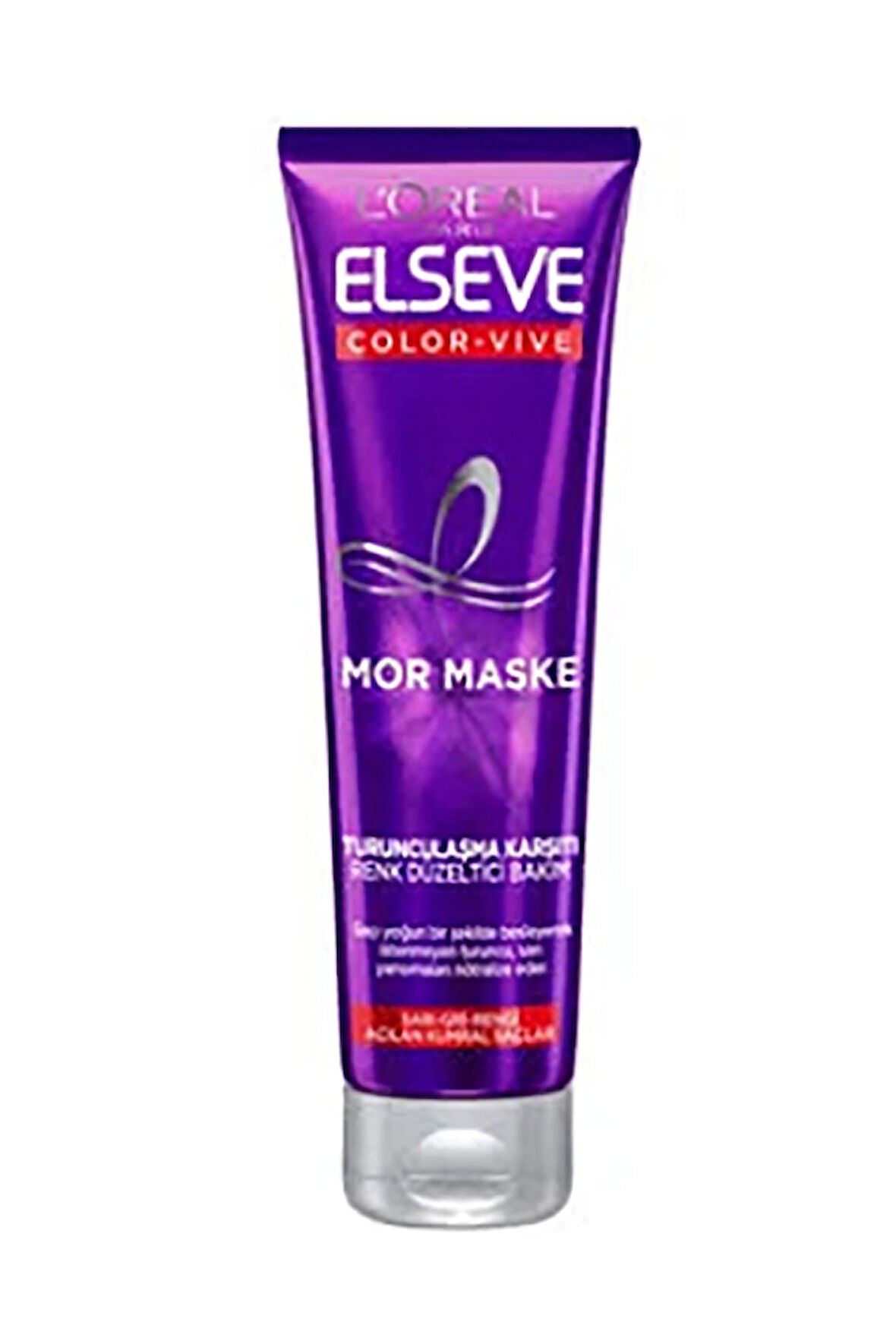 4 ADET   Elseve Saç Maskesi Mor Turunculaşma Karşıtı 150 ml