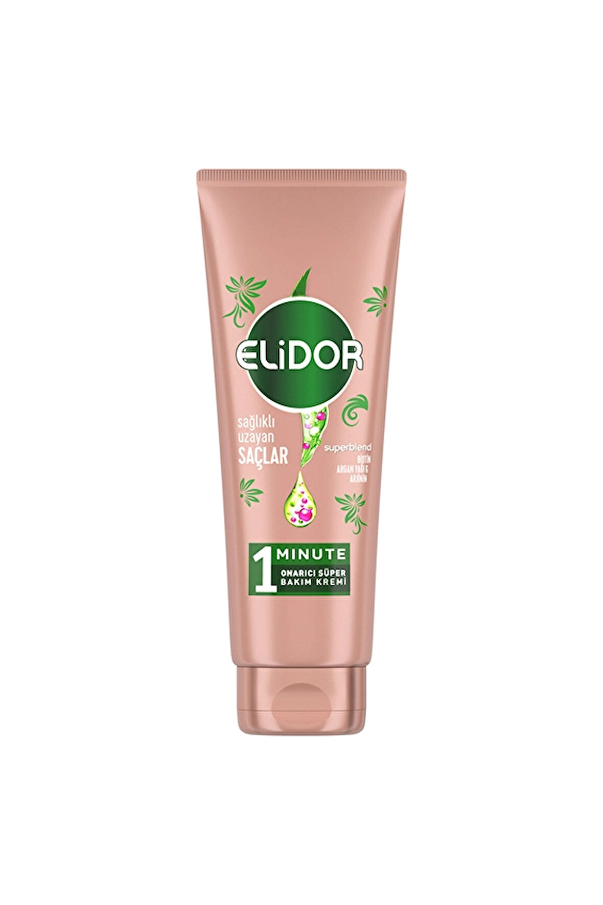 4 ADET   Elidor Saç Kremi 1 dk Biotin & Argan Yağı 170 ml
