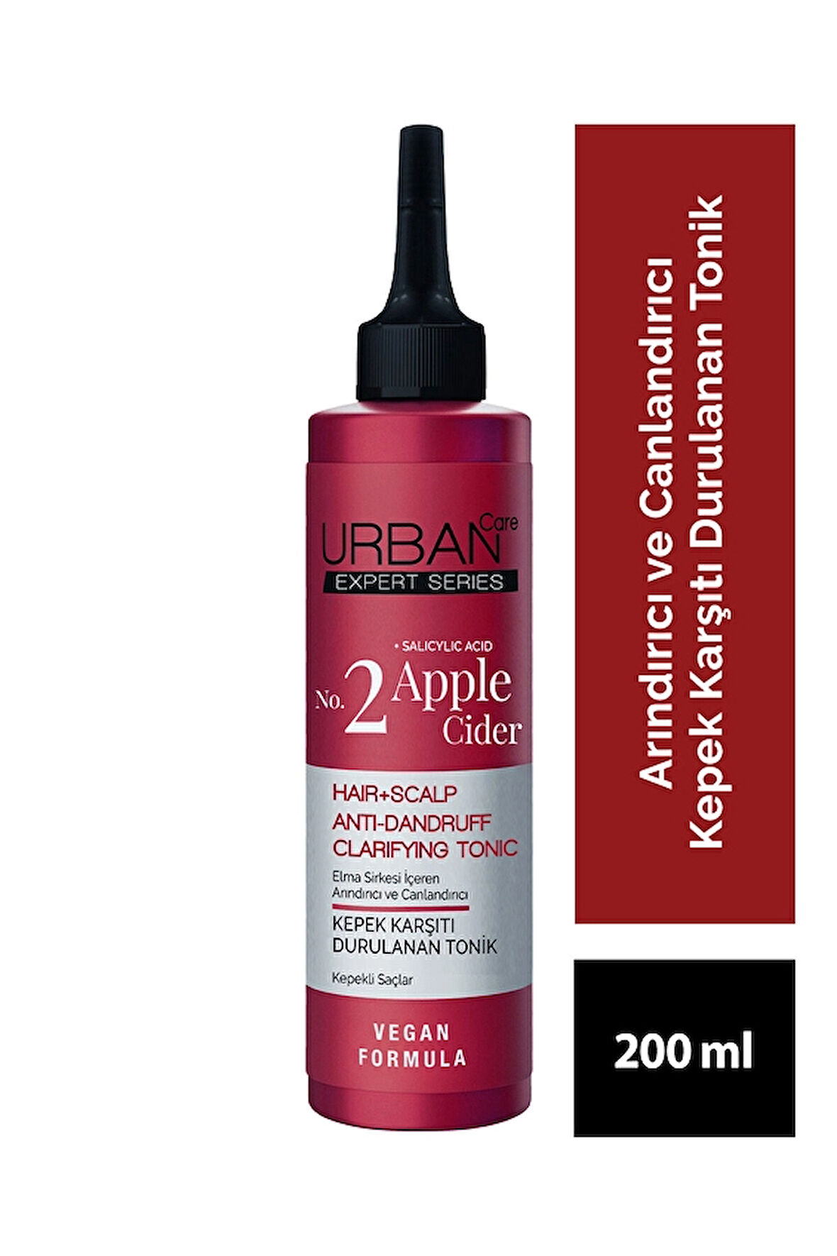 4 ADET   Urban Care No.2 Expert Apple Cider Kepek Karşıtı Tonik 200 ml