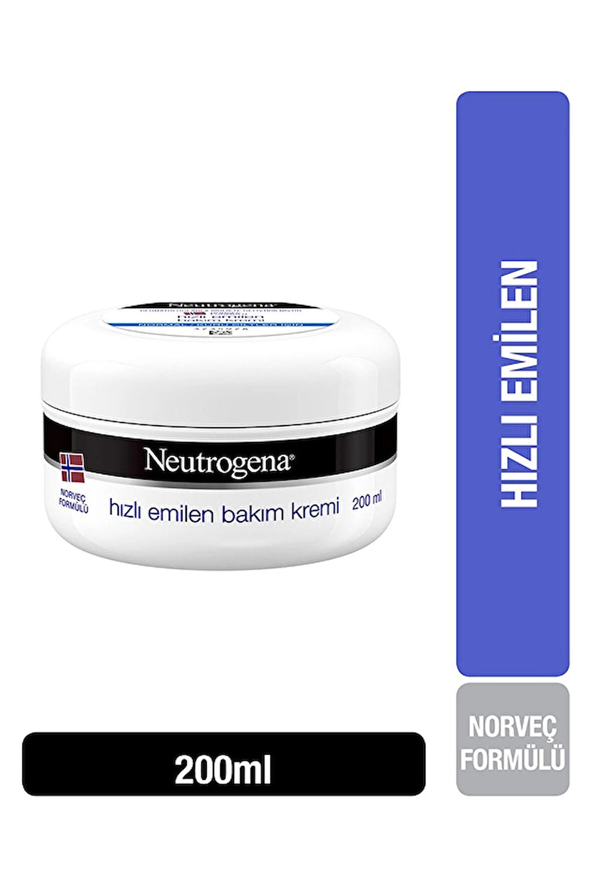 4 ADET   Neutrogena Hızlı Emilen Krem 200 ml