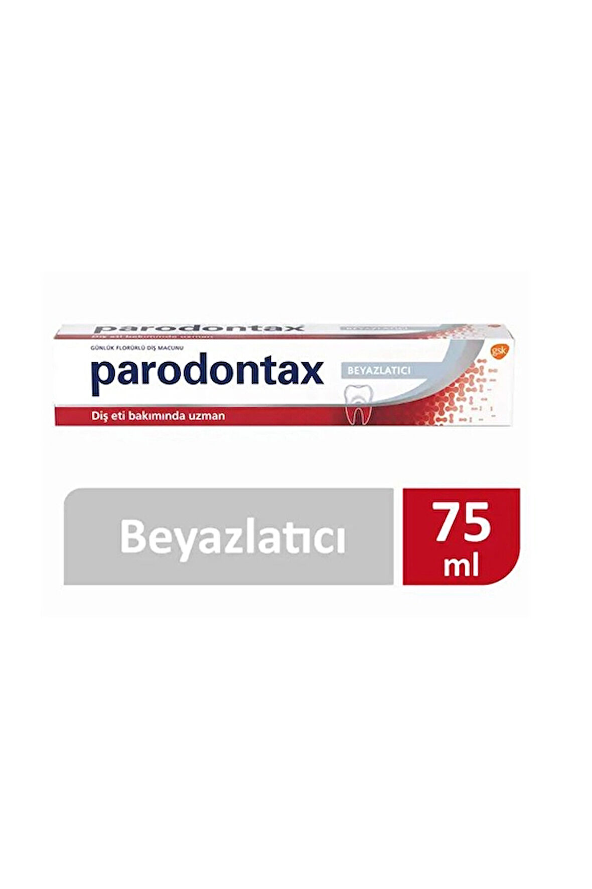 4 ADET   Parodontax Diş Macunu 75Ml Beyazlatıcı