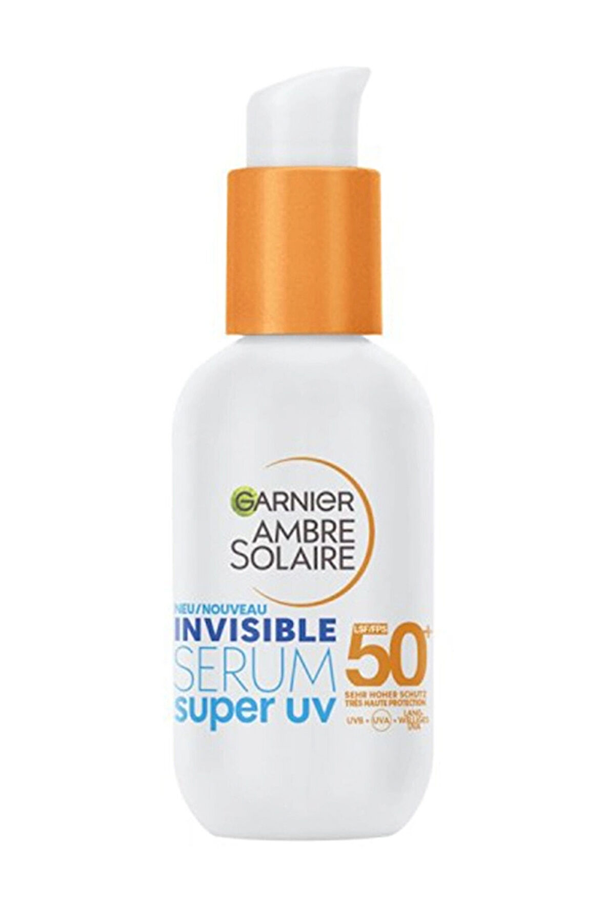 4 ADET   Garnier Ambre Solaire Invisible Serum Super UV Günlük Güneş Koruyucu Serum