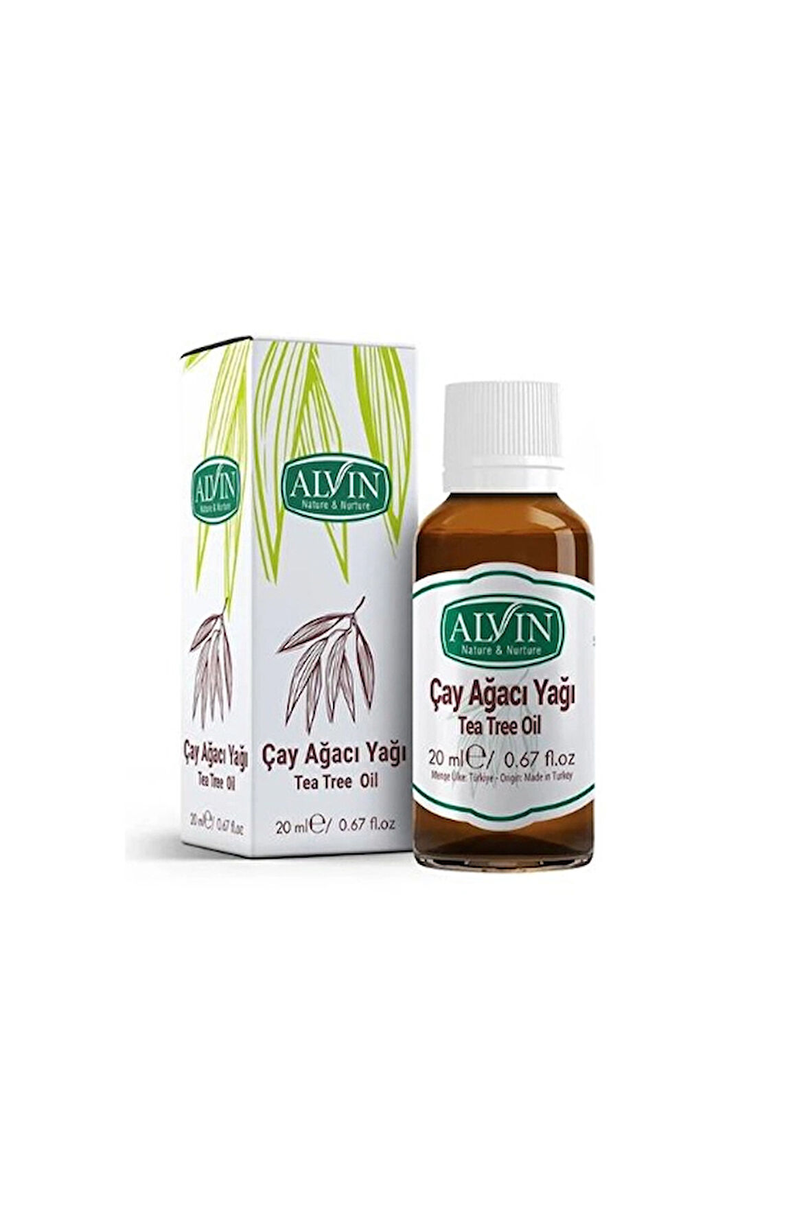 4 ADET   Alvin Çay Ağacı Yağ 20 ml