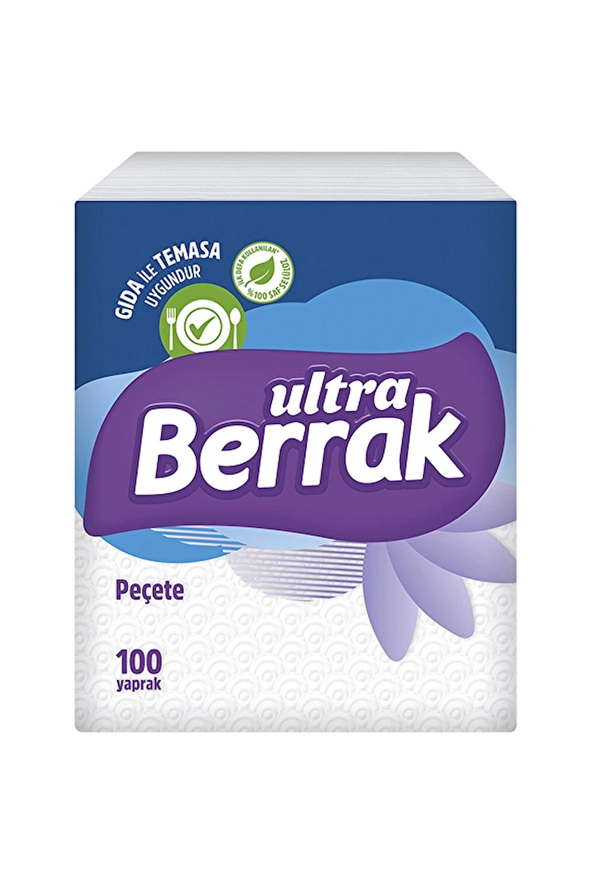 4 ADET   Berrak Peçete 100'lü