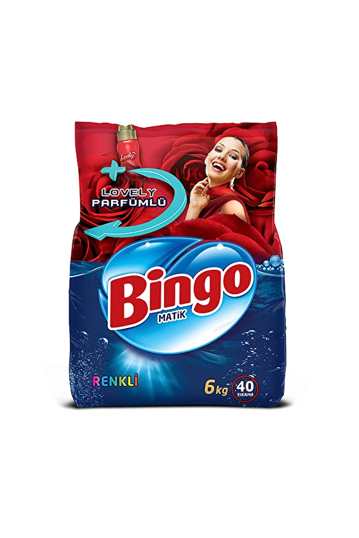 4 ADET   Bingo Çamaşır Deterjanı 6 kg Renkli