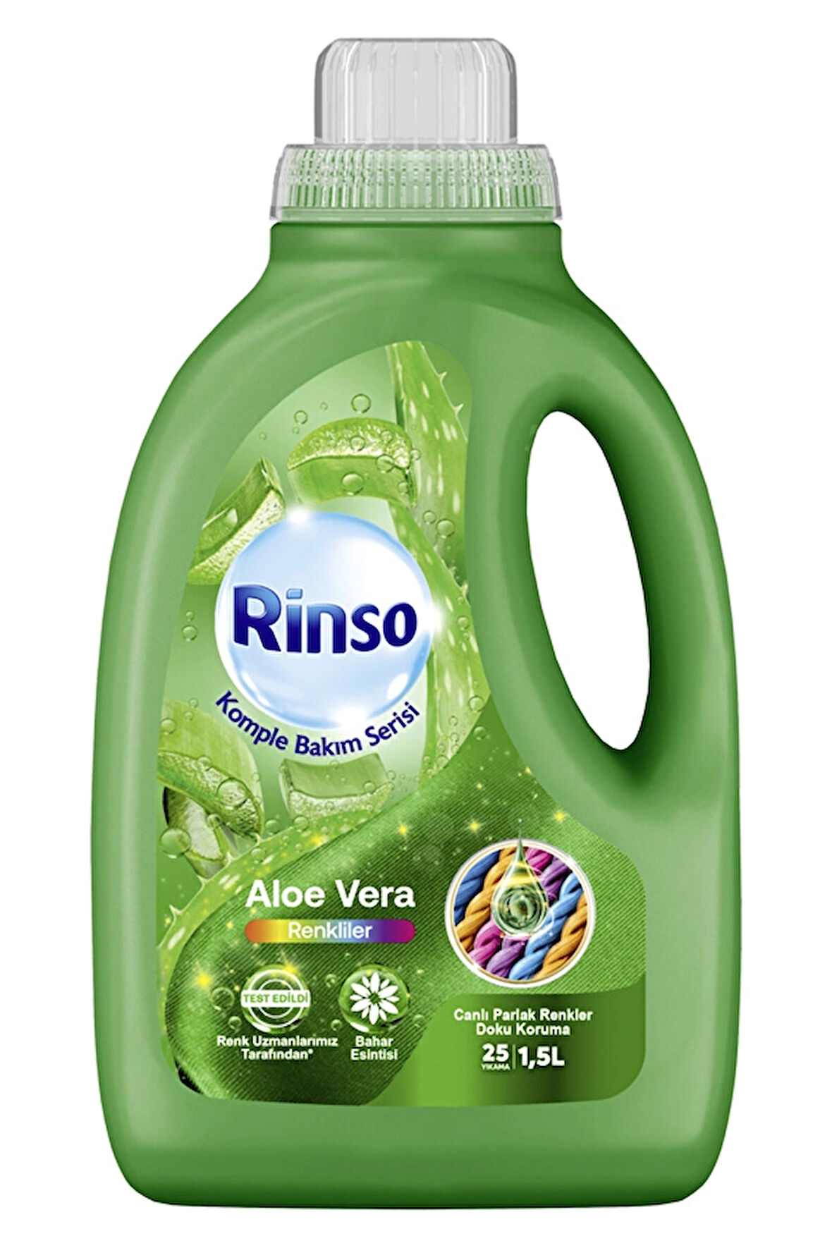 4 ADET   Rinso Sıvı Bakım Deterjanı Aloe Vera 25 Yıkama 1500 ml