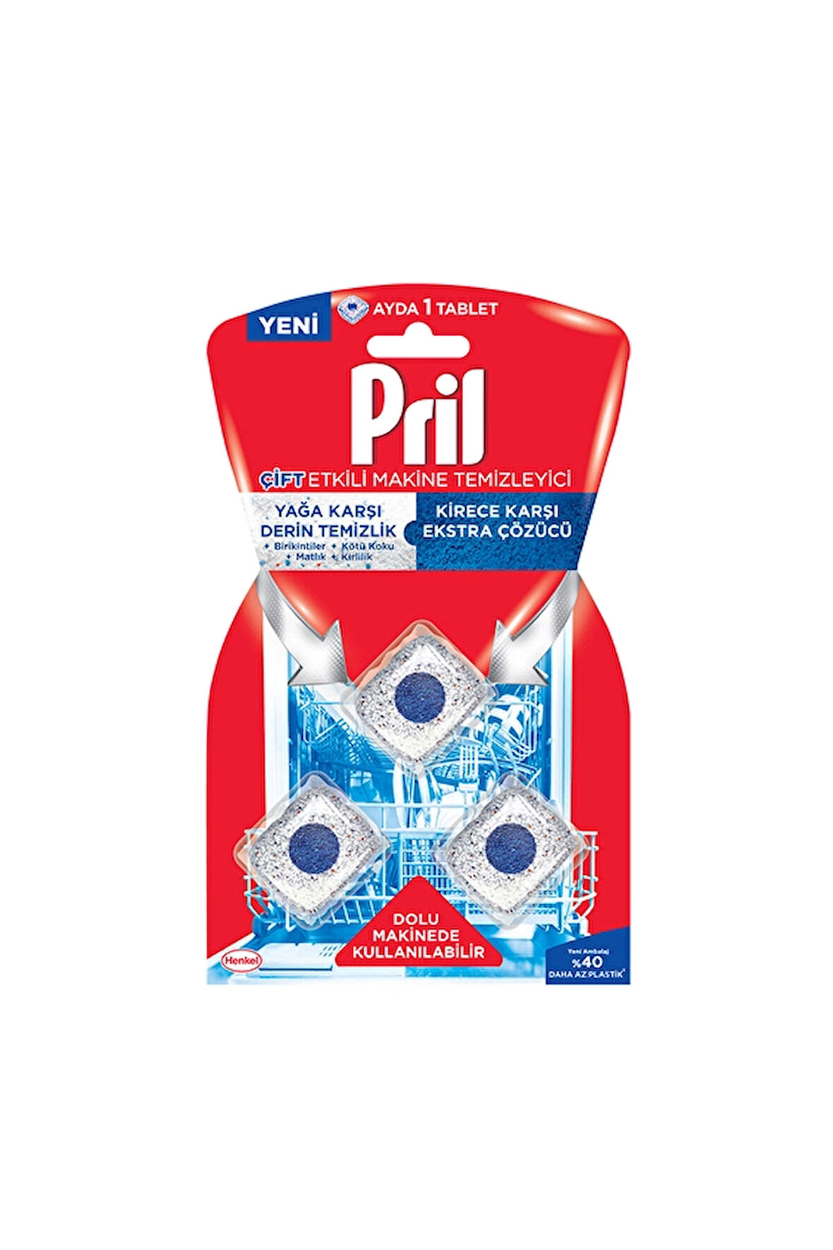 4 ADET   Pril Makina Temizleme Küpü