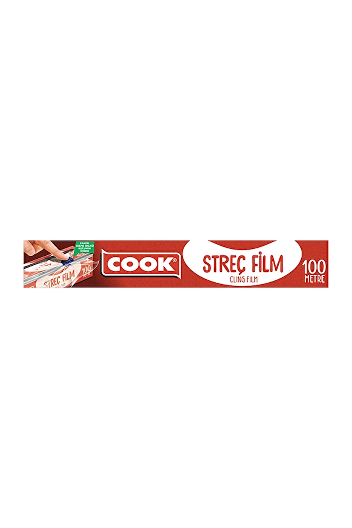 4 ADET   Cook Streç Film 100 Metre Kesme Bıçaklı