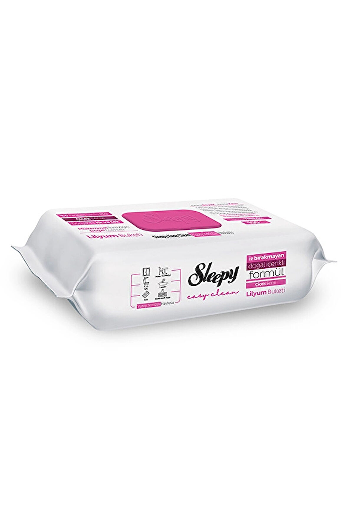 4 ADET   Sleepy Yüzey Temizleme Havlusu Lilyum Buketi 100'lü