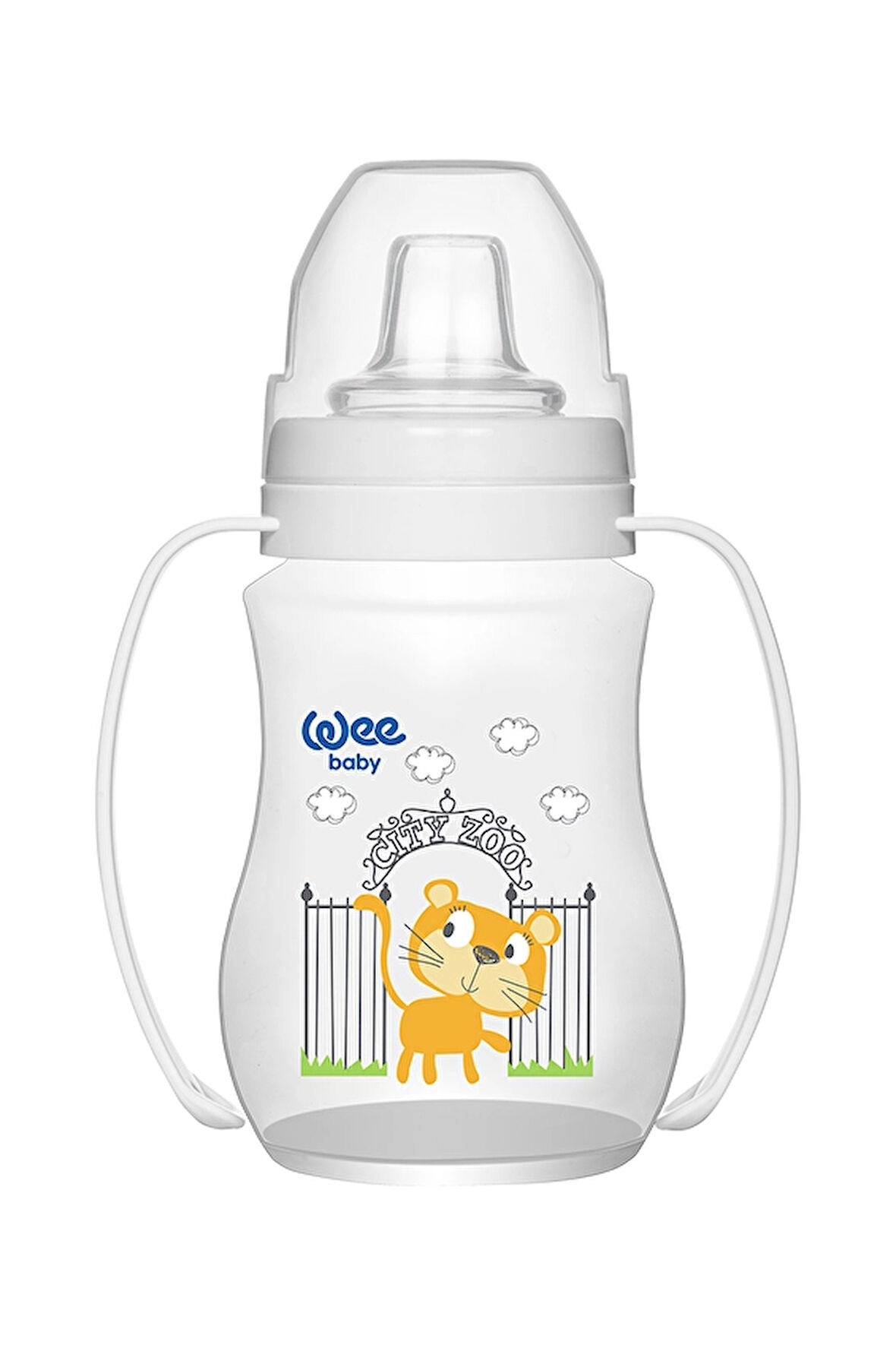 4 ADET   Wee Baby Akıtmaz Kulplu PP Antikolik Bardak 250 ml