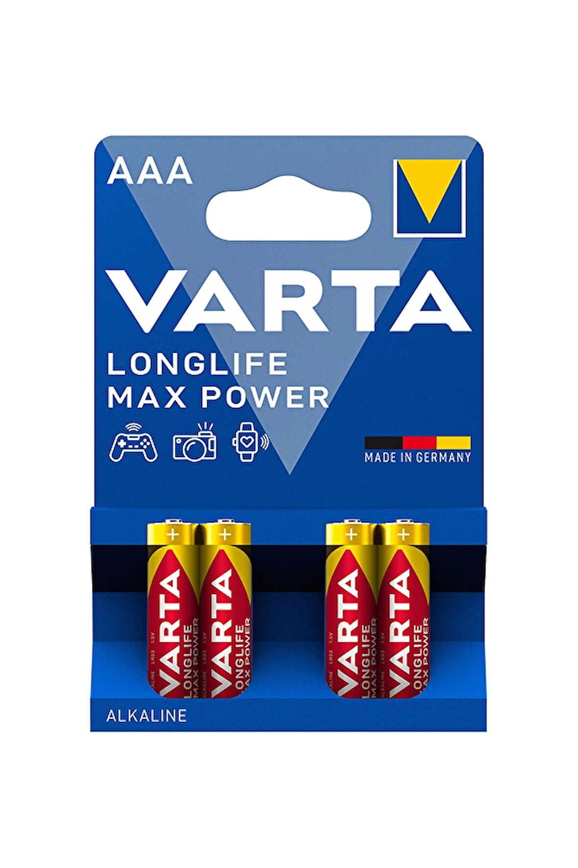 4 ADET   Varta Pil Max Power 4' Lü İnce Pil