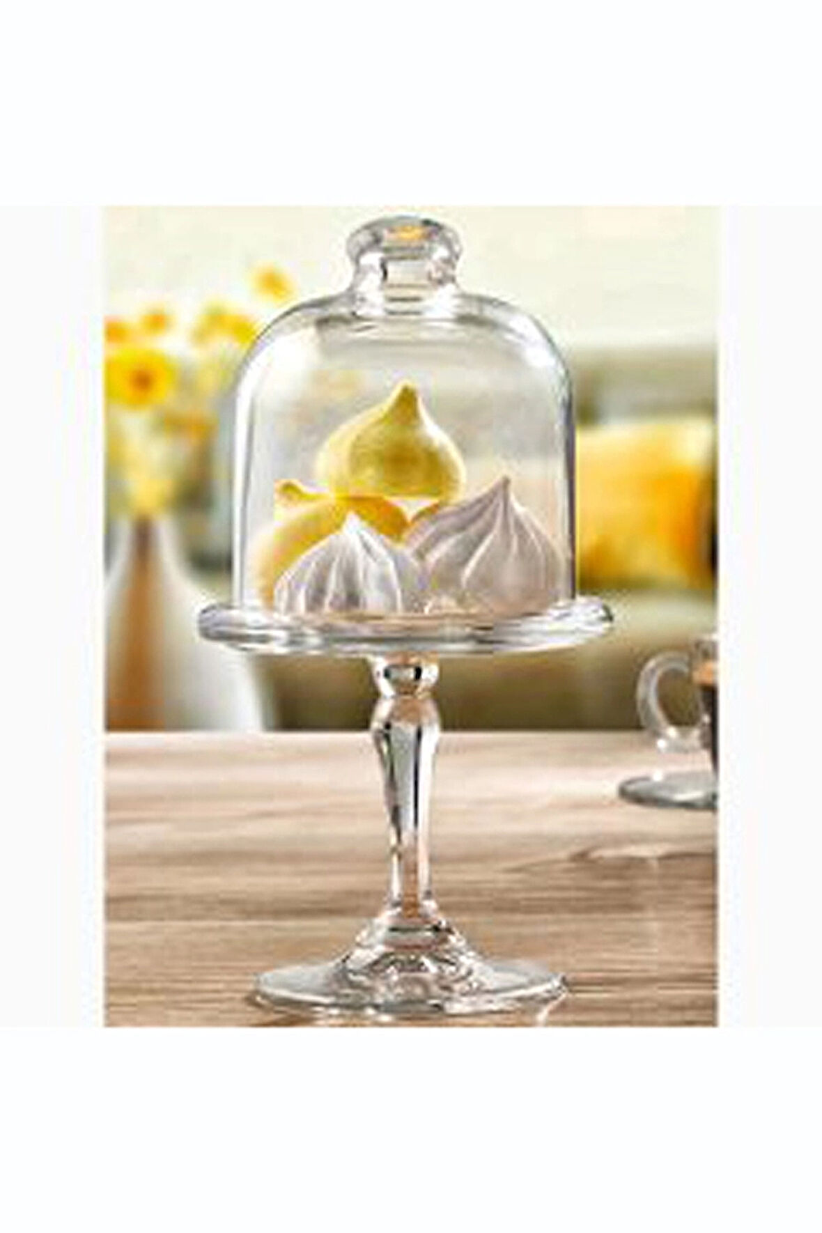 4 ADET   Paşabahçe Ayaklı Servis Tabağı