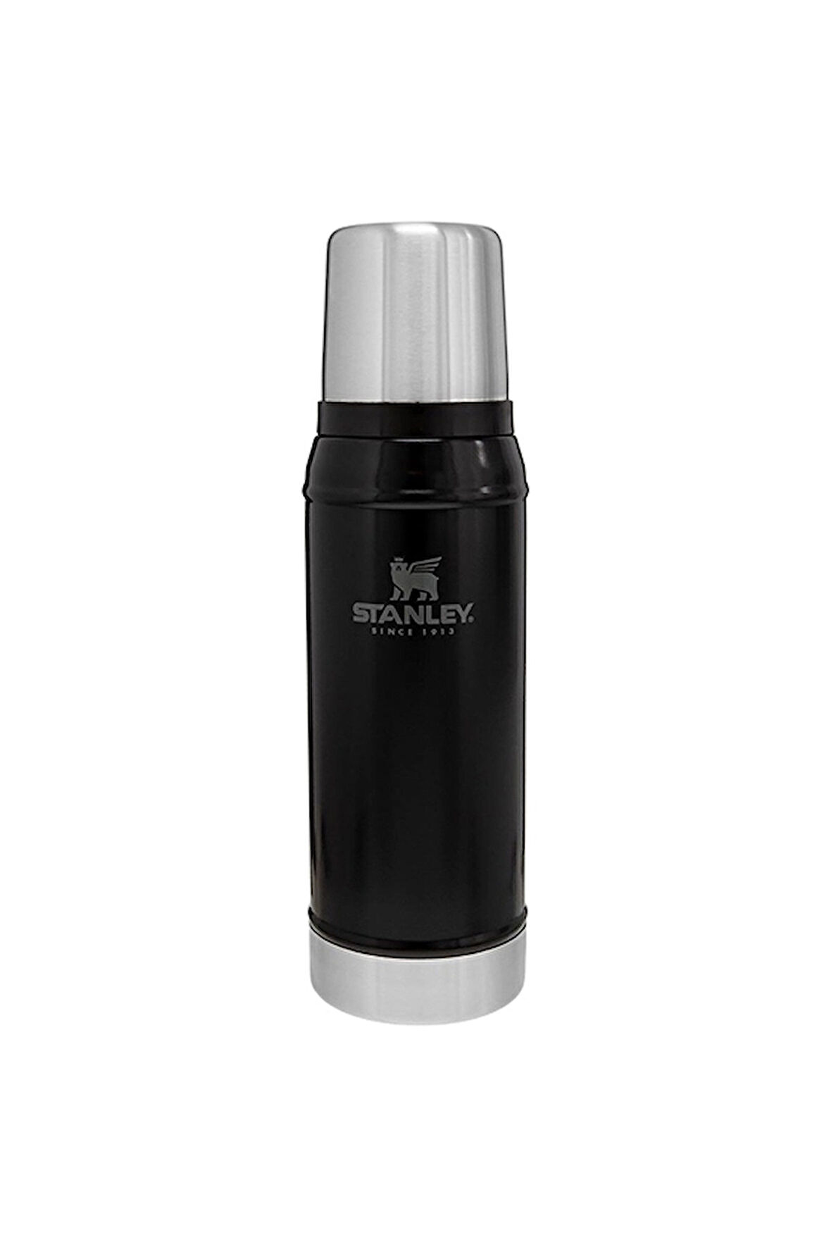 4 ADET   Stanley Klasik Vakumlu Termos Matte Black 0,75 Litre