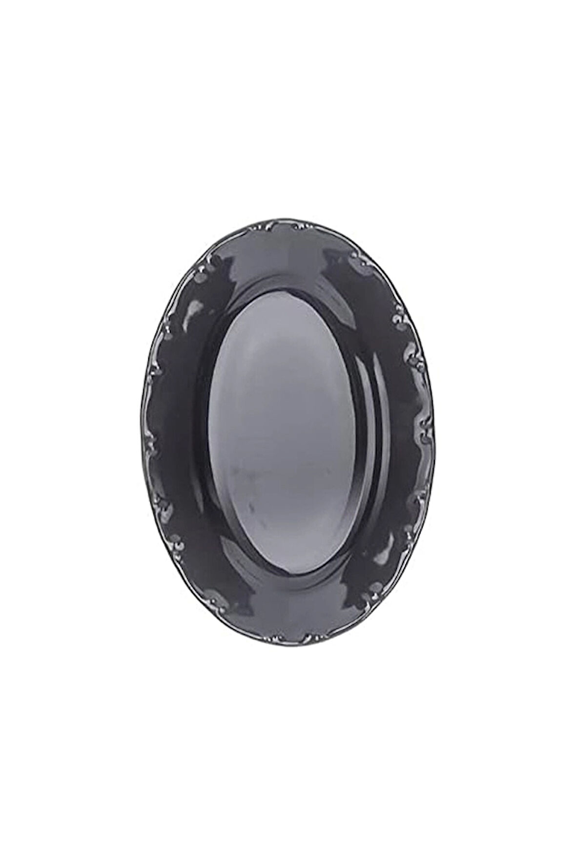 4 ADET   Marianna Liana Kayık Tabak 20 Cm Gri