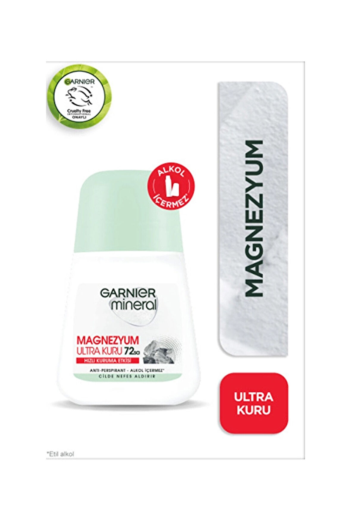 4 ADET   Garnier Mineral Roll-on Magnesium 50ml