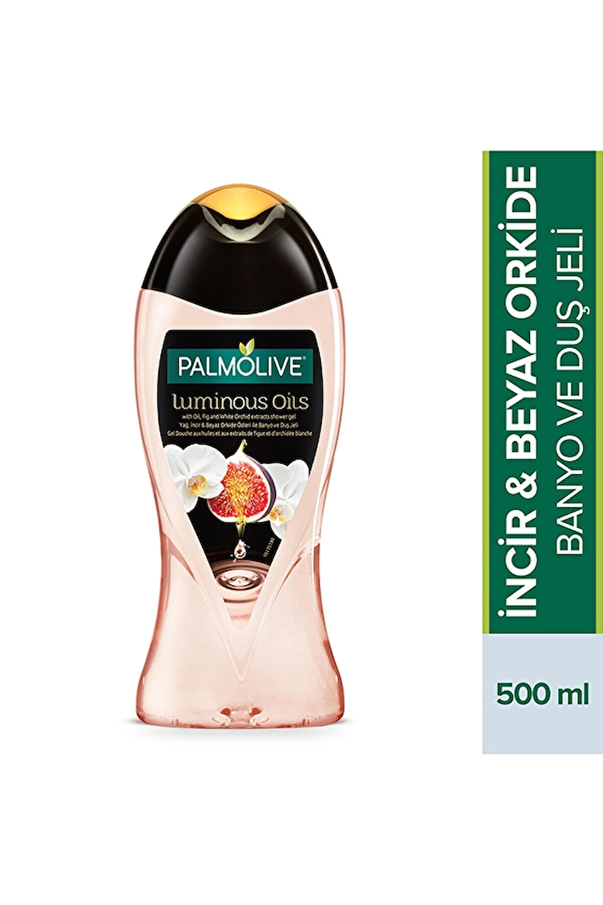 4 ADET   Palmolive Duş Jeli Luminous Oils Beyaz Orkide 500 ml