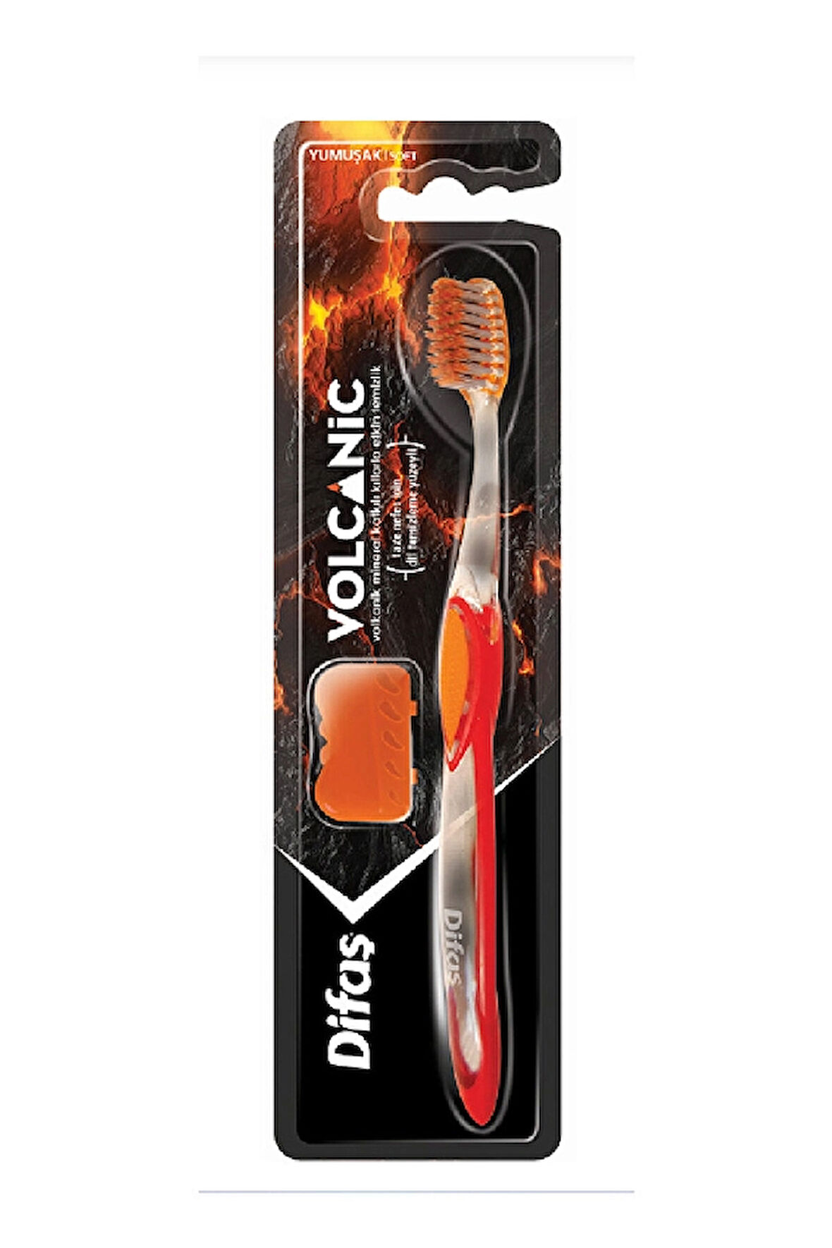 4 ADET   Difaş Diş Fırçası Volkanik