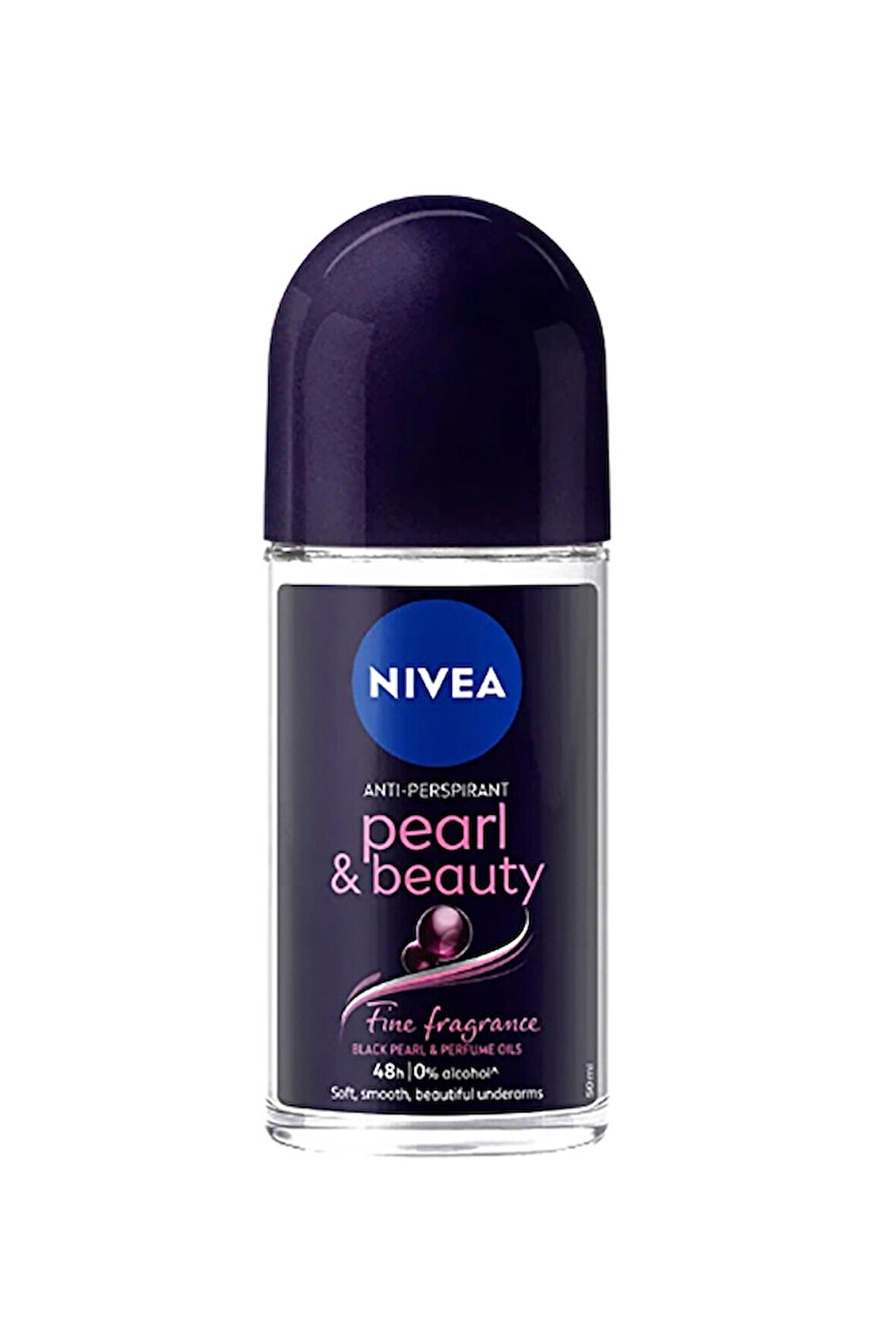 4 ADET   Nivea Roll-on 50 ml Pearl and Beauty Fine Fragrance