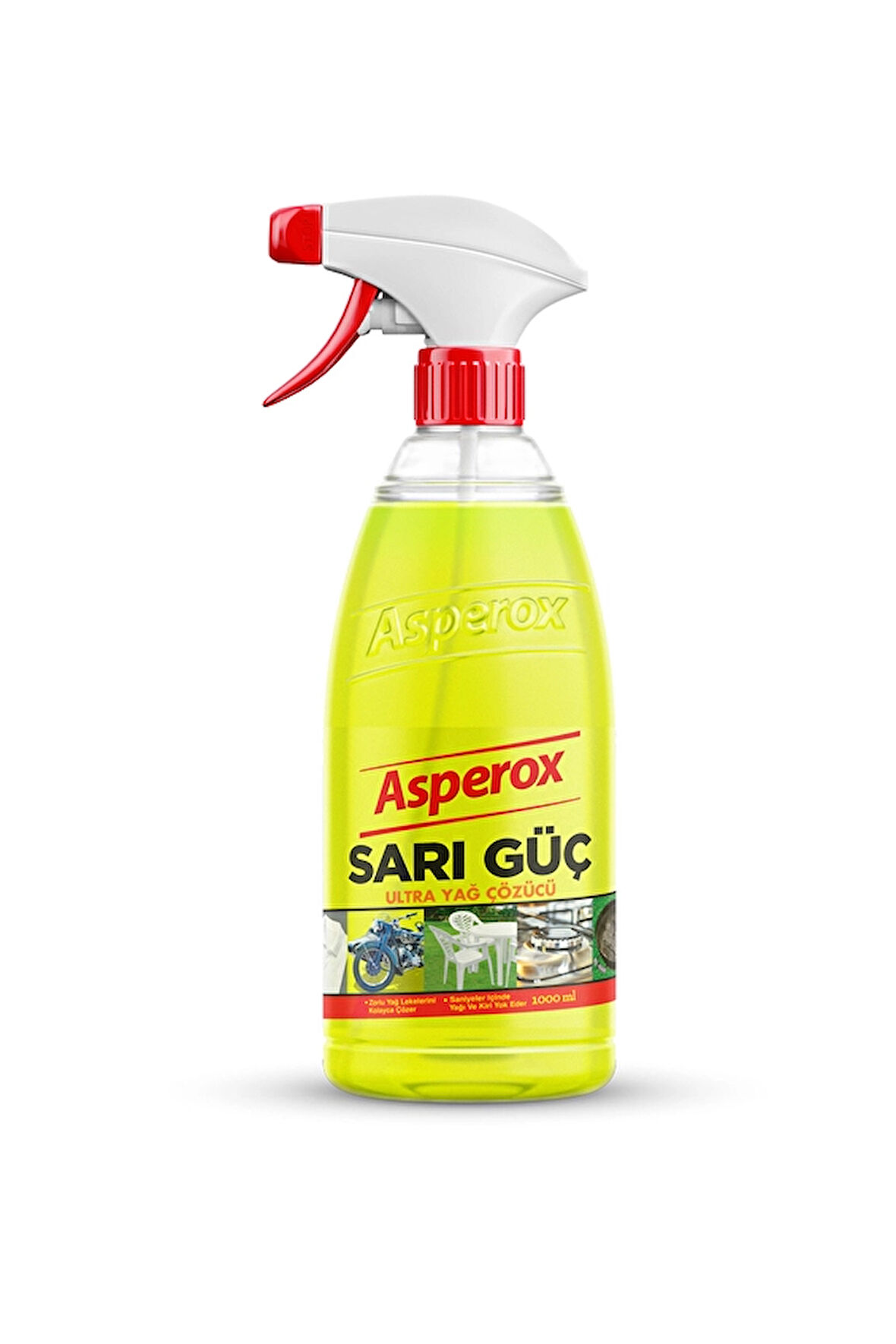 4 ADET   Asperox Sarı Güç 1000 ml