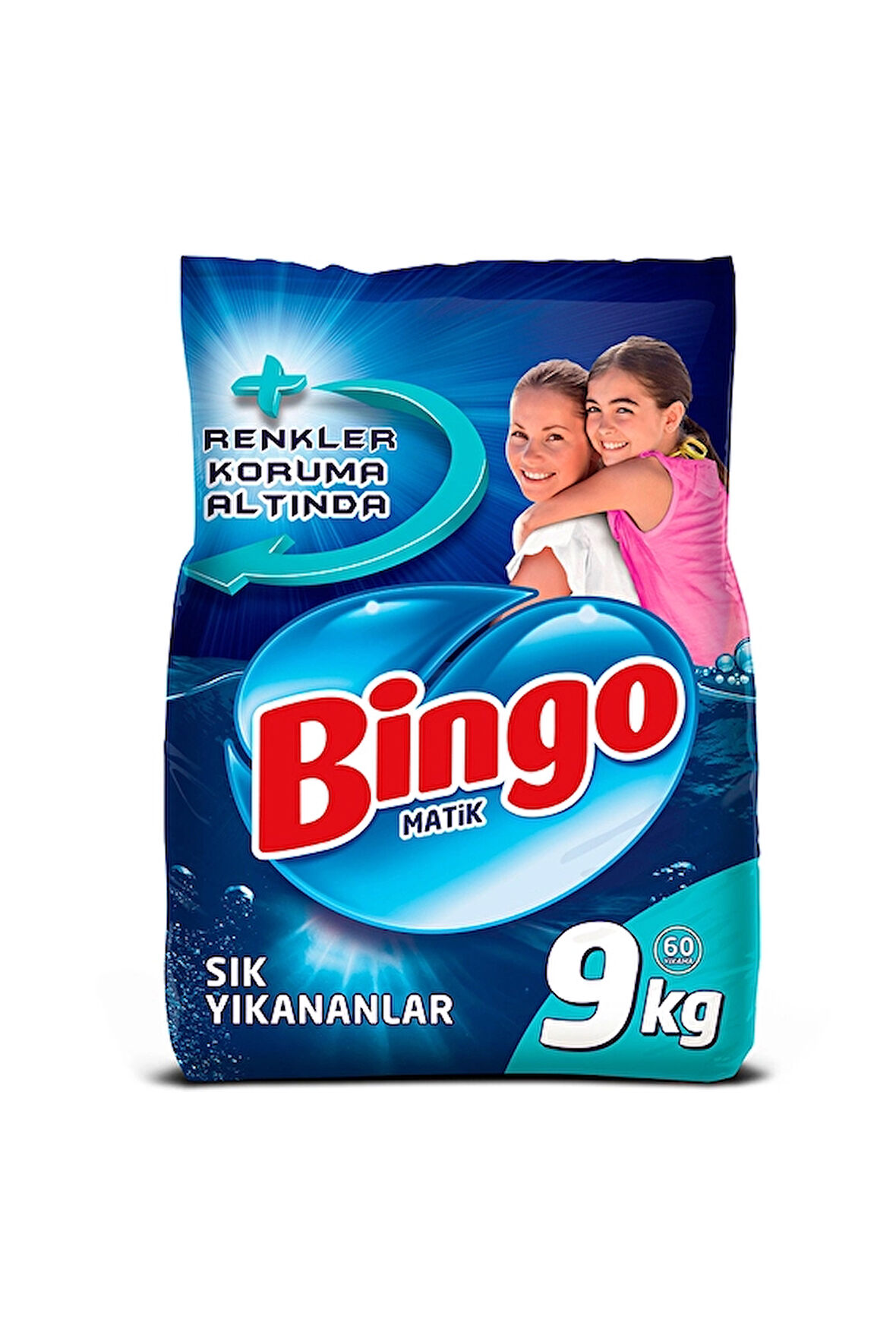 4 ADET   Bingo Çamaşır Deterjanı 9 Kg Sık Yıkananlar