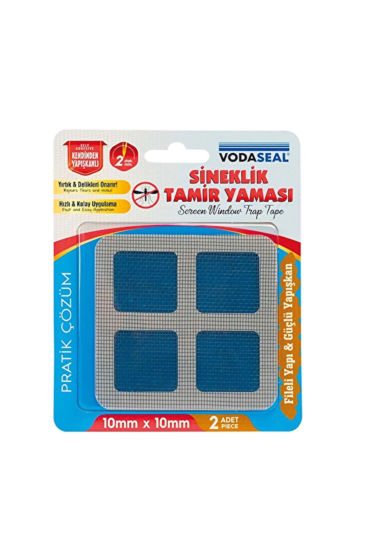 4 ADET   Vodaseal Sineklik Tamir Yaması 10mmx10mm 2'li