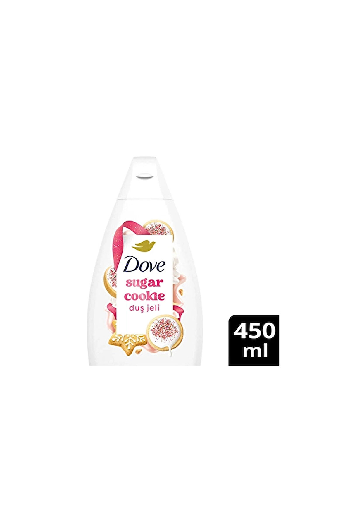 4 ADET   Dove Duş Jeli 450ml Sugar Cookie