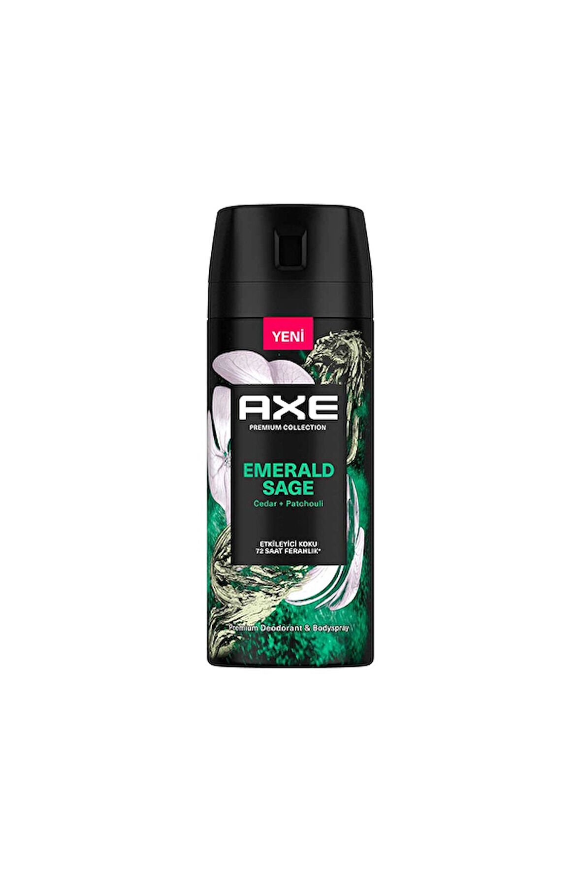 4 ADET   Axe Premium Deodorant Emerald Sage 150 ml