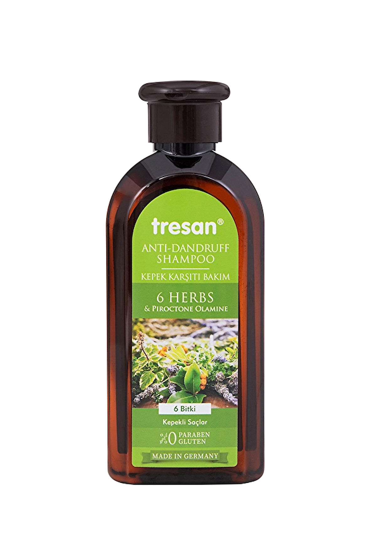 4 ADET   Tresan Şampuan 300 ml 6 Bitki Kepek Karşıtı Bakım