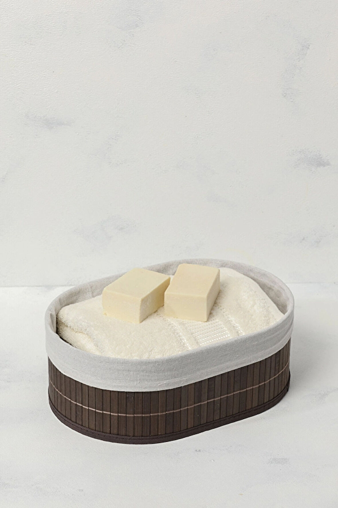 4 ADET   Hometime Bambu Sepet 33x23x12 cm