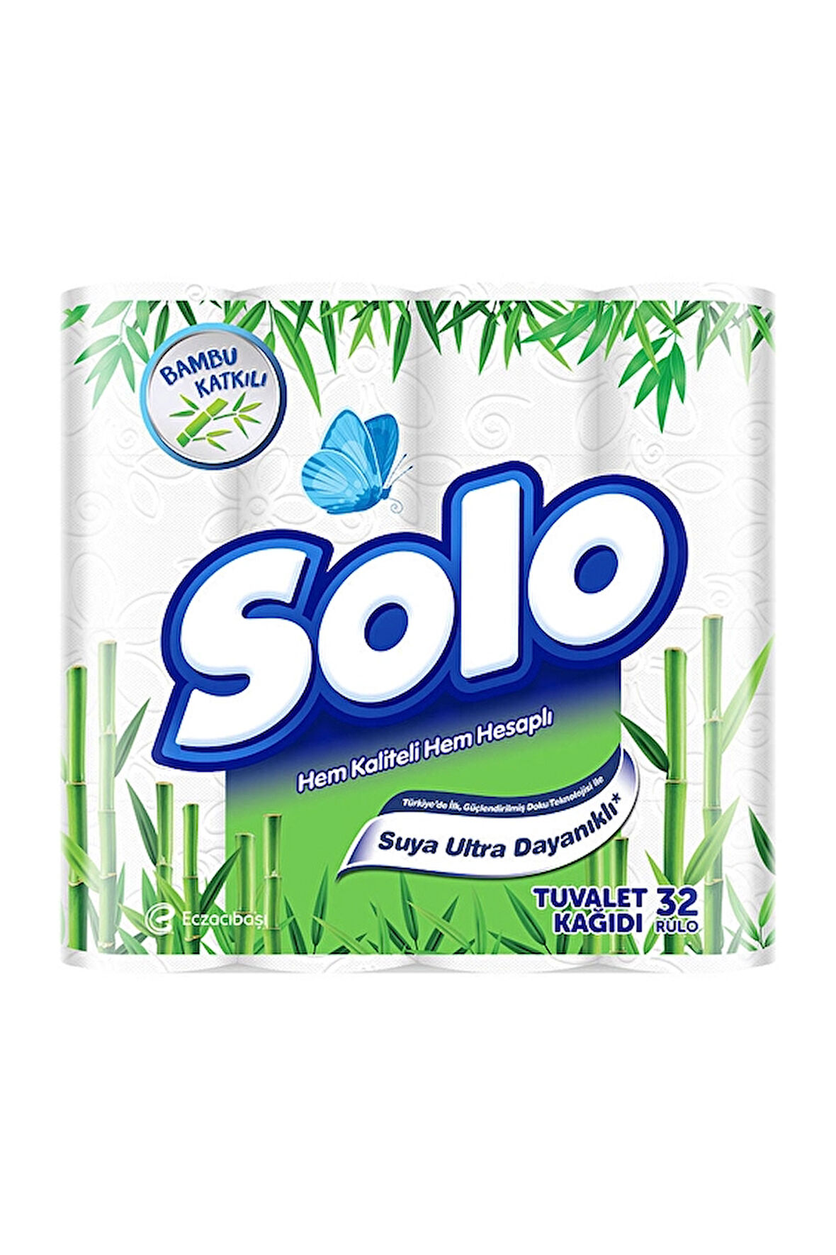 4 ADET   Solo Bambu Tuvalet Kağıdı 32 li Katlı