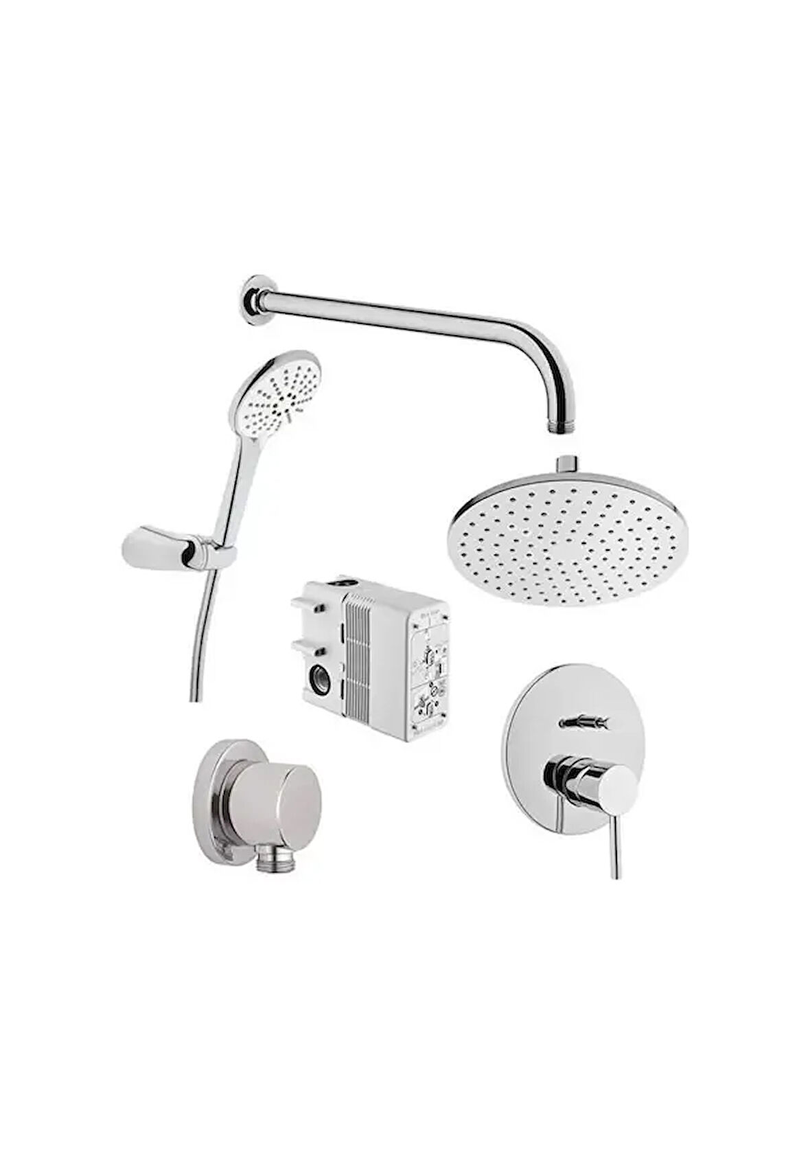 Artema Minimax S Ankastre Duş Seti Krom A49296