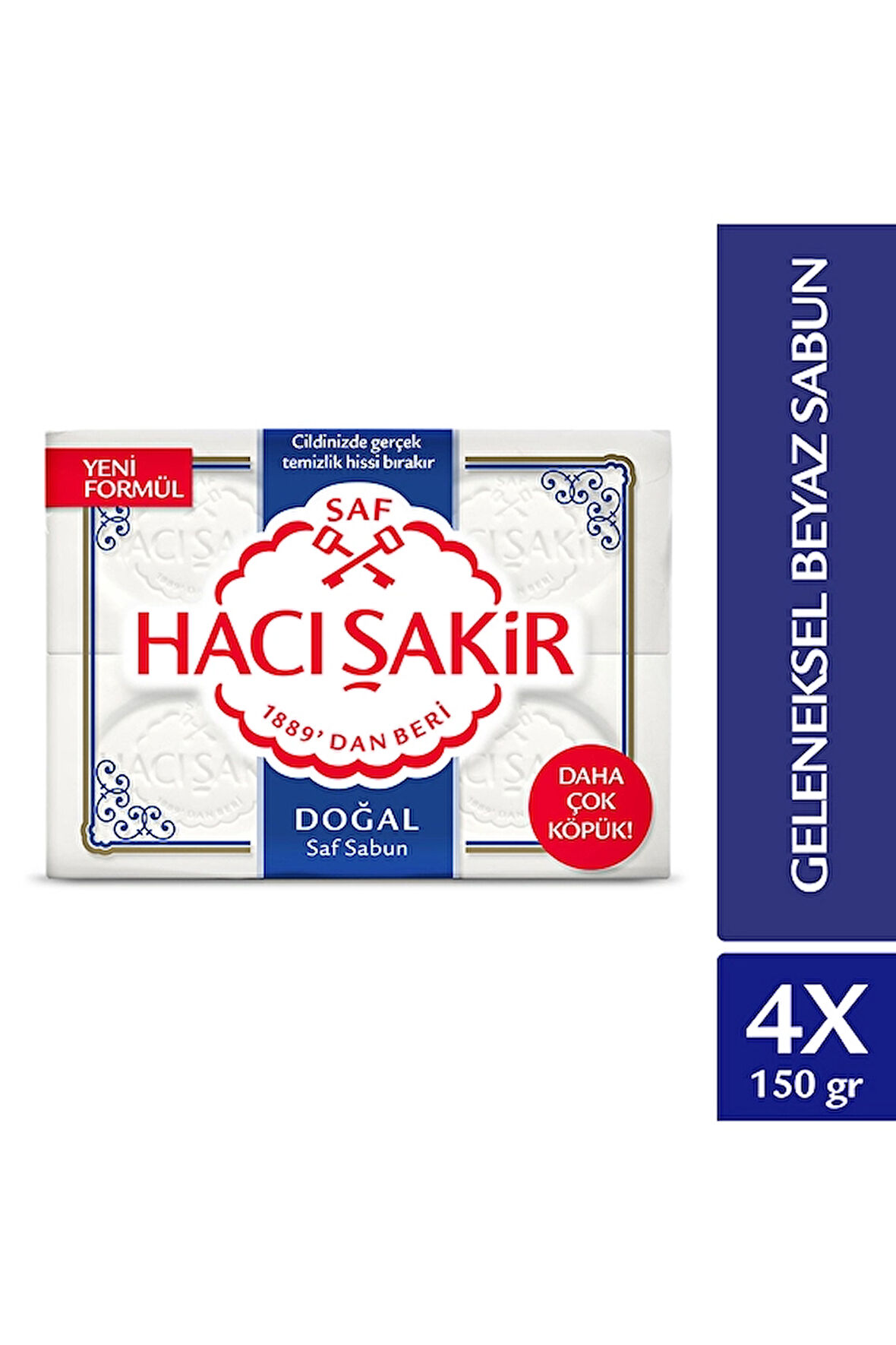 Hacı Şakir Banyo Sabunu Doğal 600 g