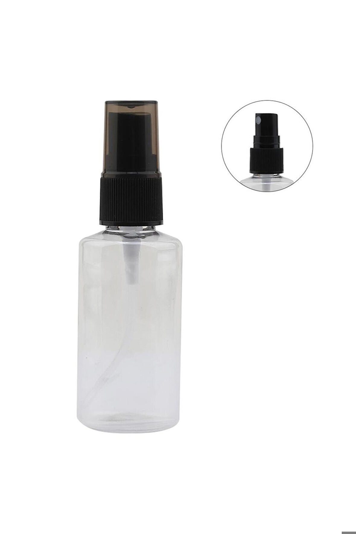 Boş Sprey Şişesi Seyahat Kamp Çanta Okul Dezenfektan Kolonya Parfüm Şişesi 50 ml 2 Adet