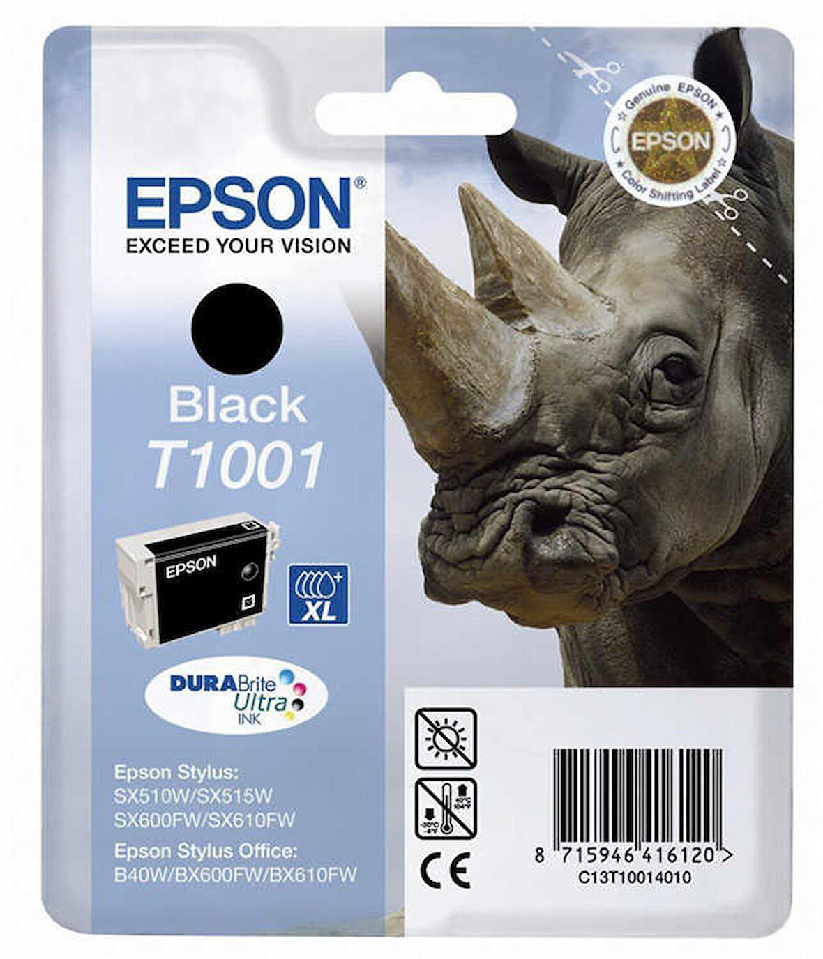 HPZR Epson T1001 C13T10014020 Orjinal Siyah Kartuş
