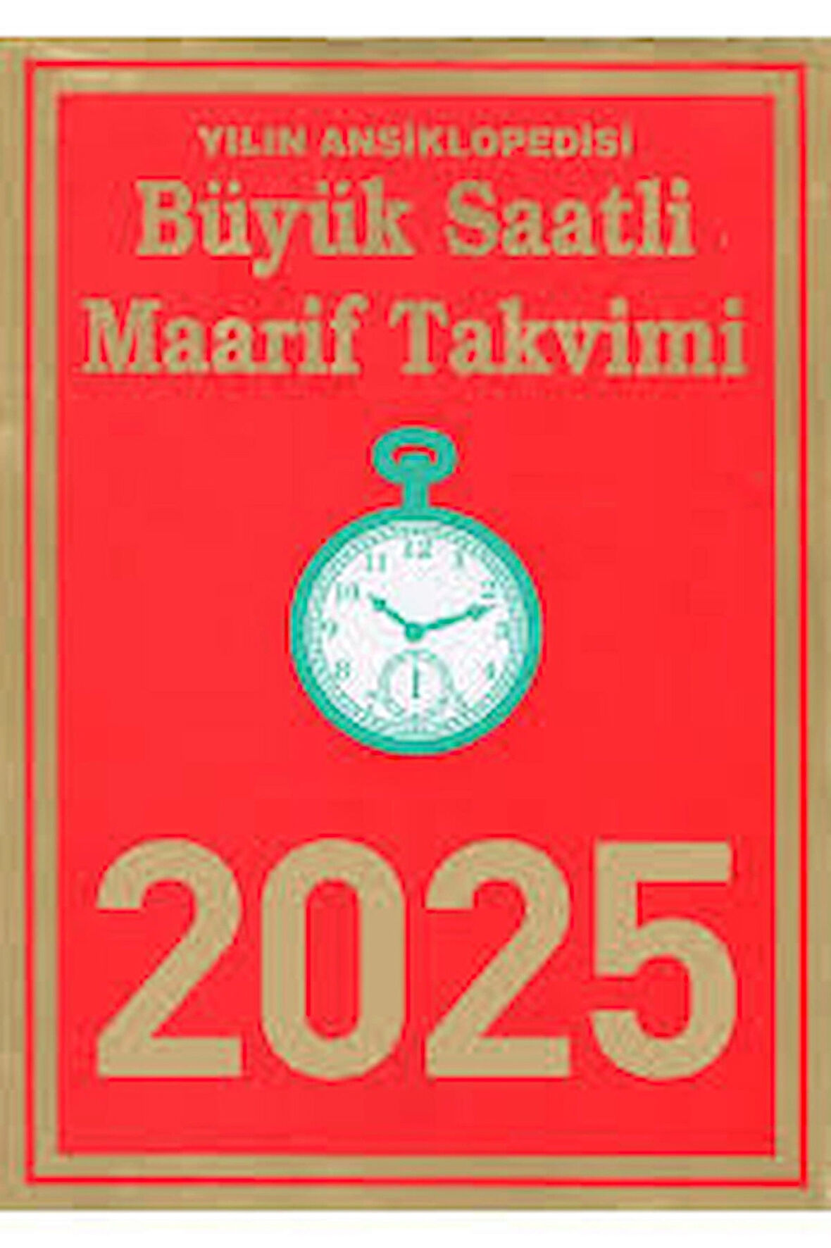 2025 saatli maarif duvar takvimi Küçük Boy