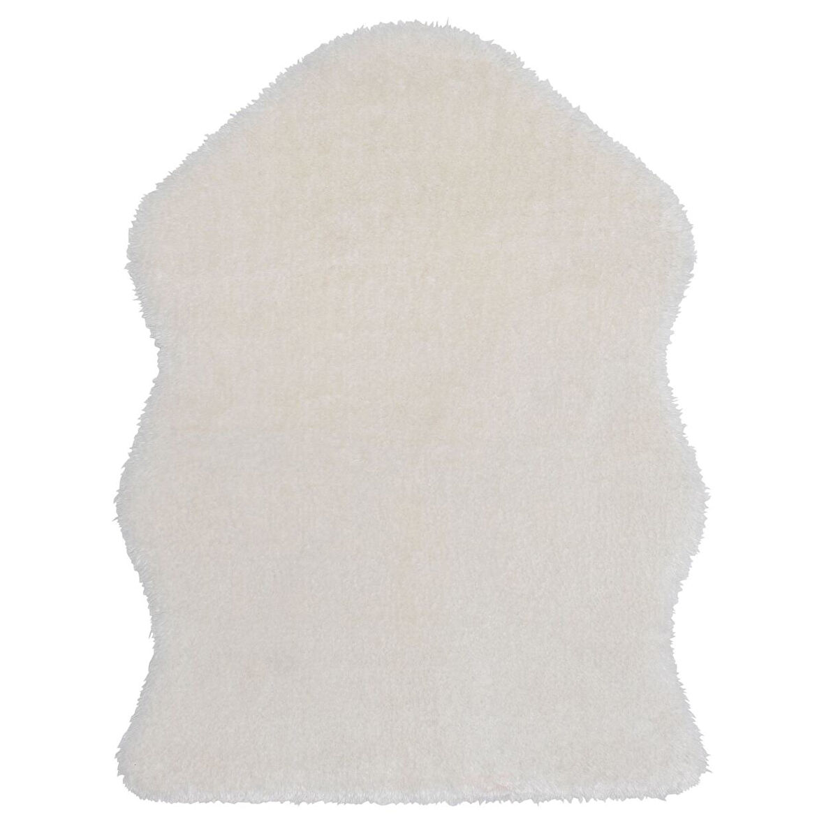 Yapay koyun postu, beyaz, 55x85 cm