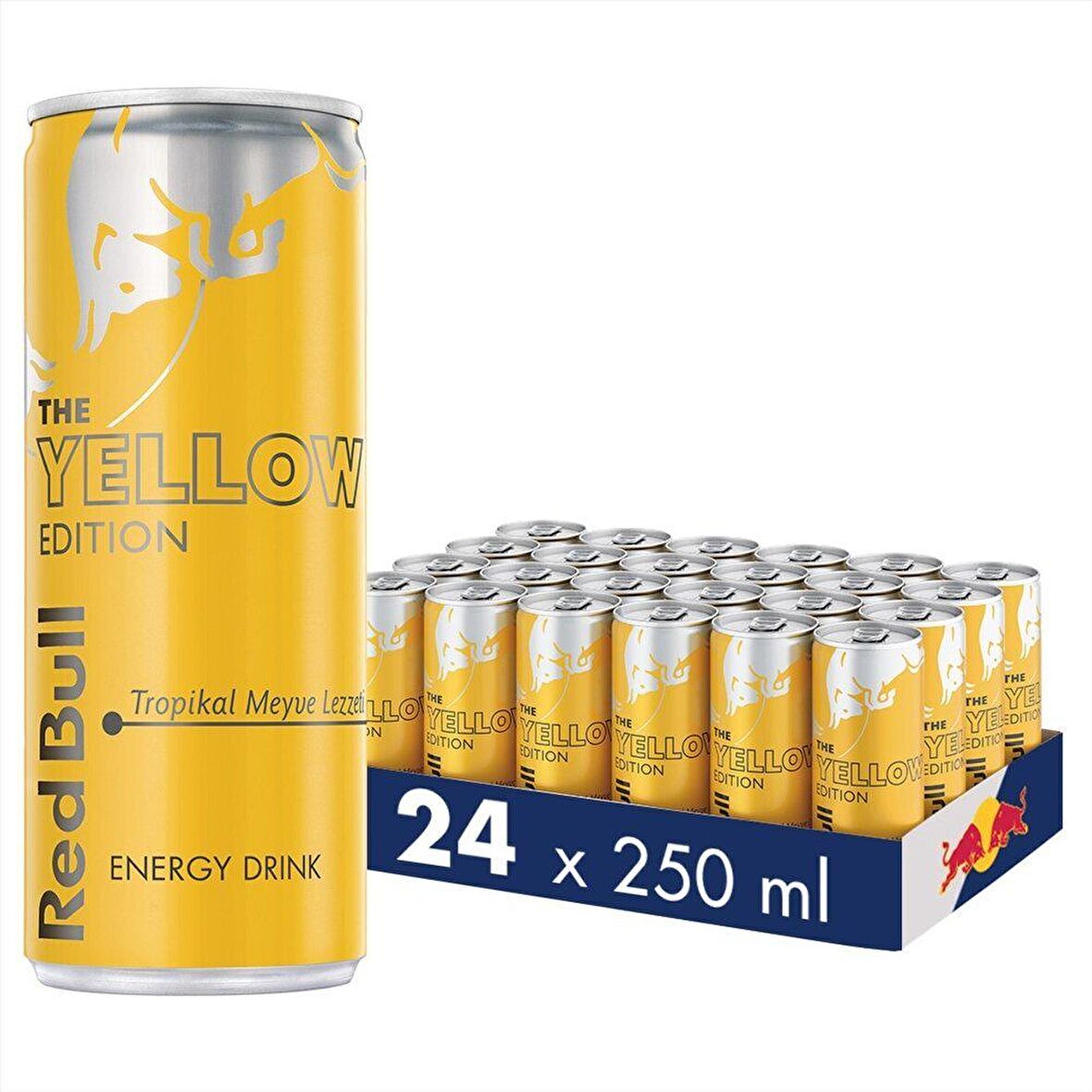 Red Bull Yellow Enerji İçeceği 250 ml 24lü