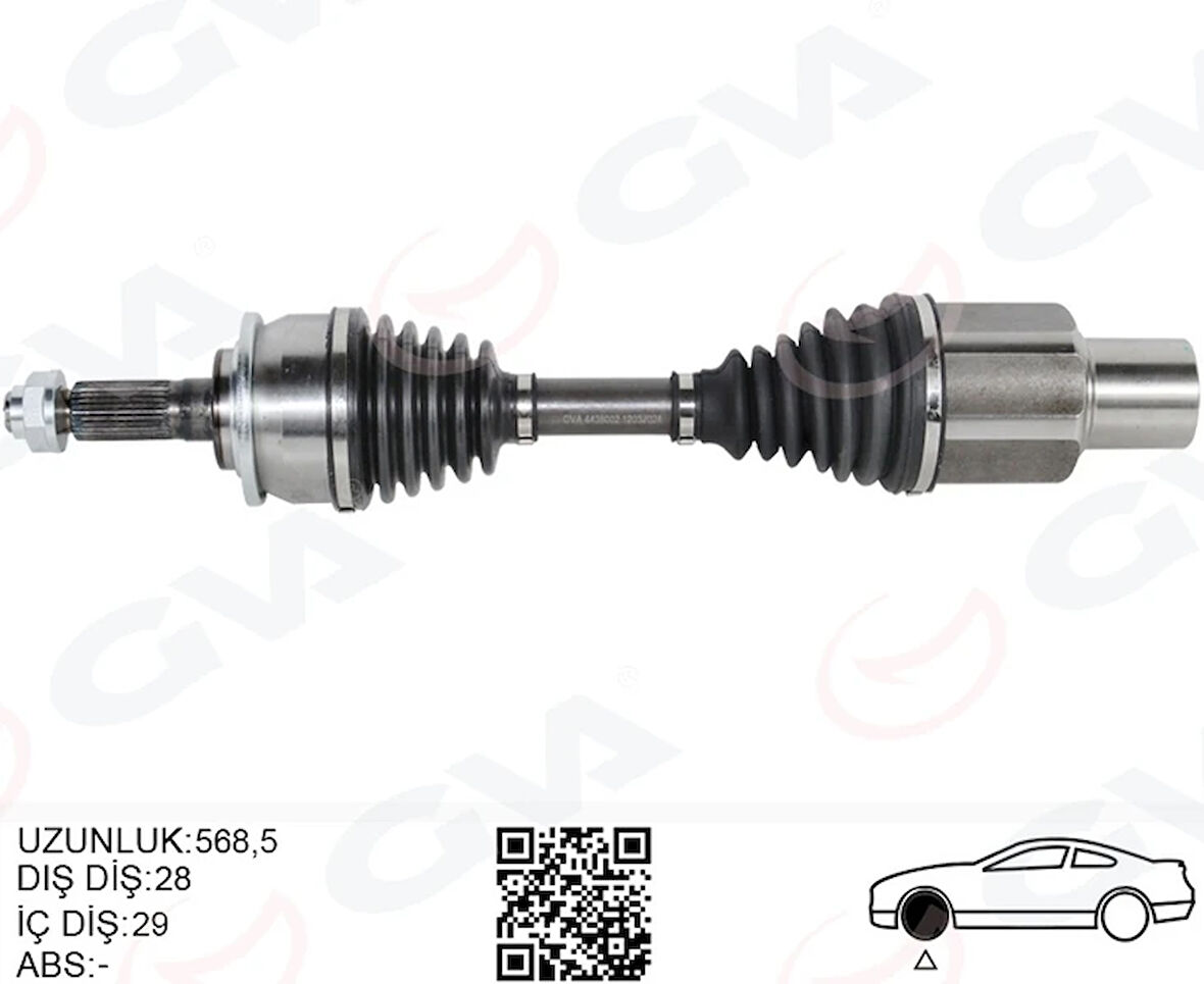 ÖN AKS KOMPLE SAĞ FORD RANGER TKE 2011 2.2 TDCI 4 4 AB393A427CC 1945372 UF9T2550XB