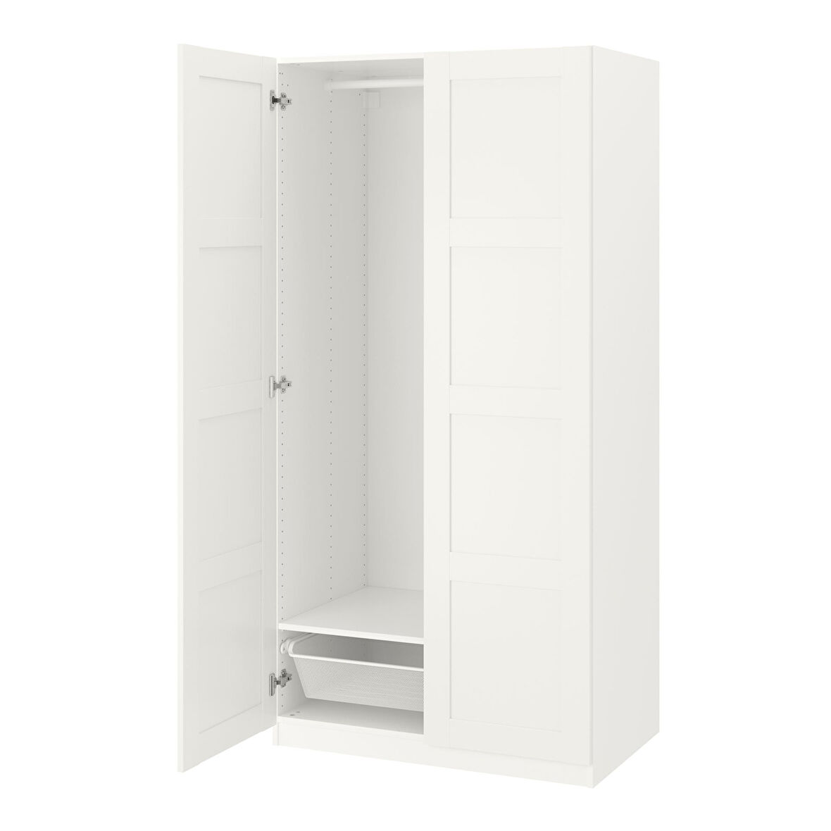 PAX gardırop, beyaz, 100x60x201 cm