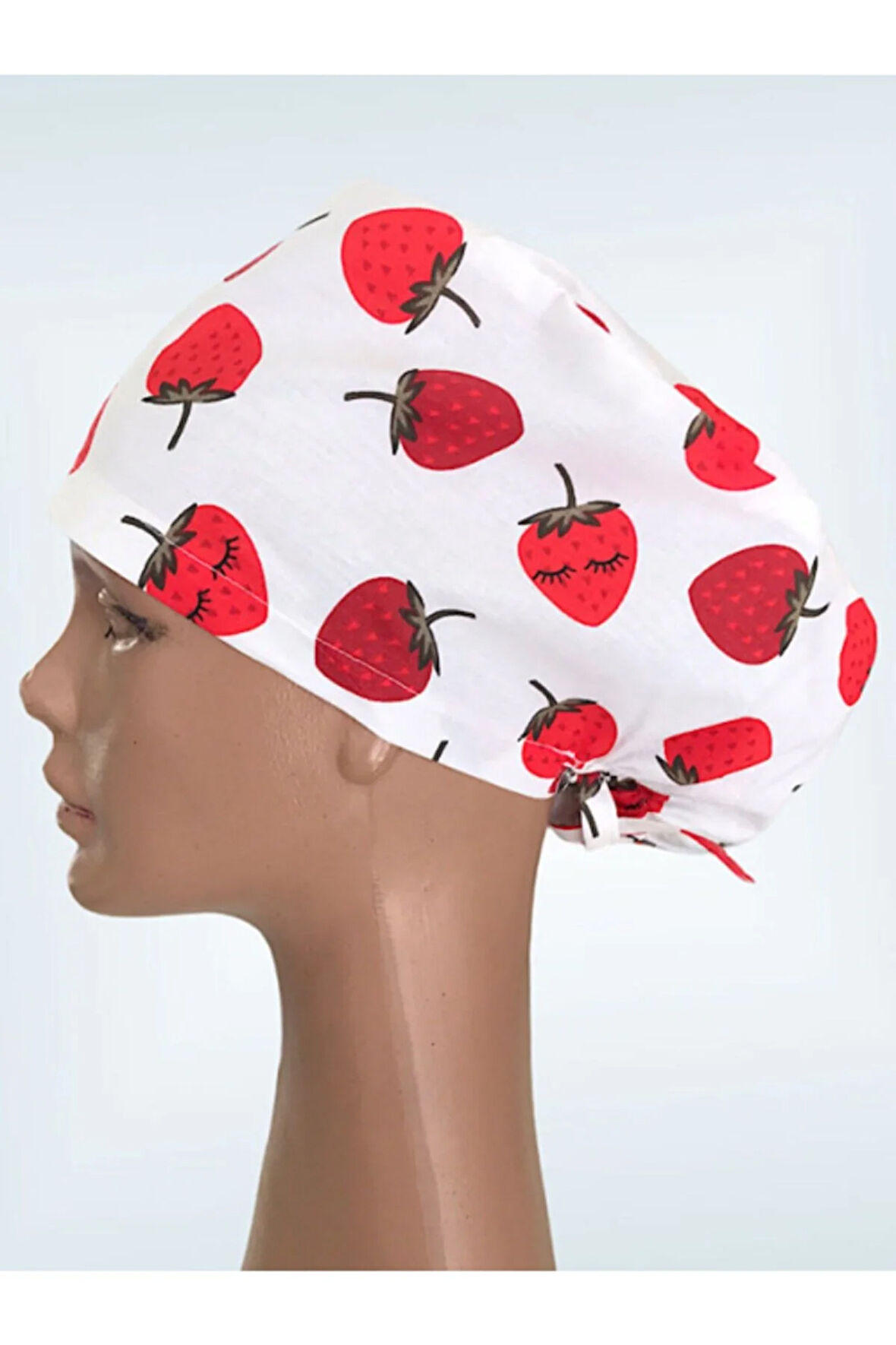 Cerrahi Bone Lastikli Ve Bağcıklıdır Doktor Hemşire Bonesi