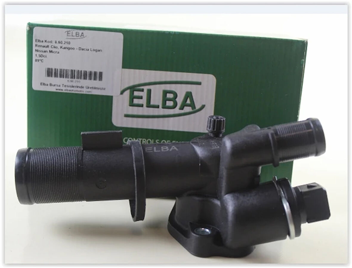 TERMOSTAT 89C KOMPLE / MÜŞÜRLÜ RENAULT CLIO-MEGANE-KANGOO-LOGAN 1.5DCI 8200954285 8200244402 8200374994