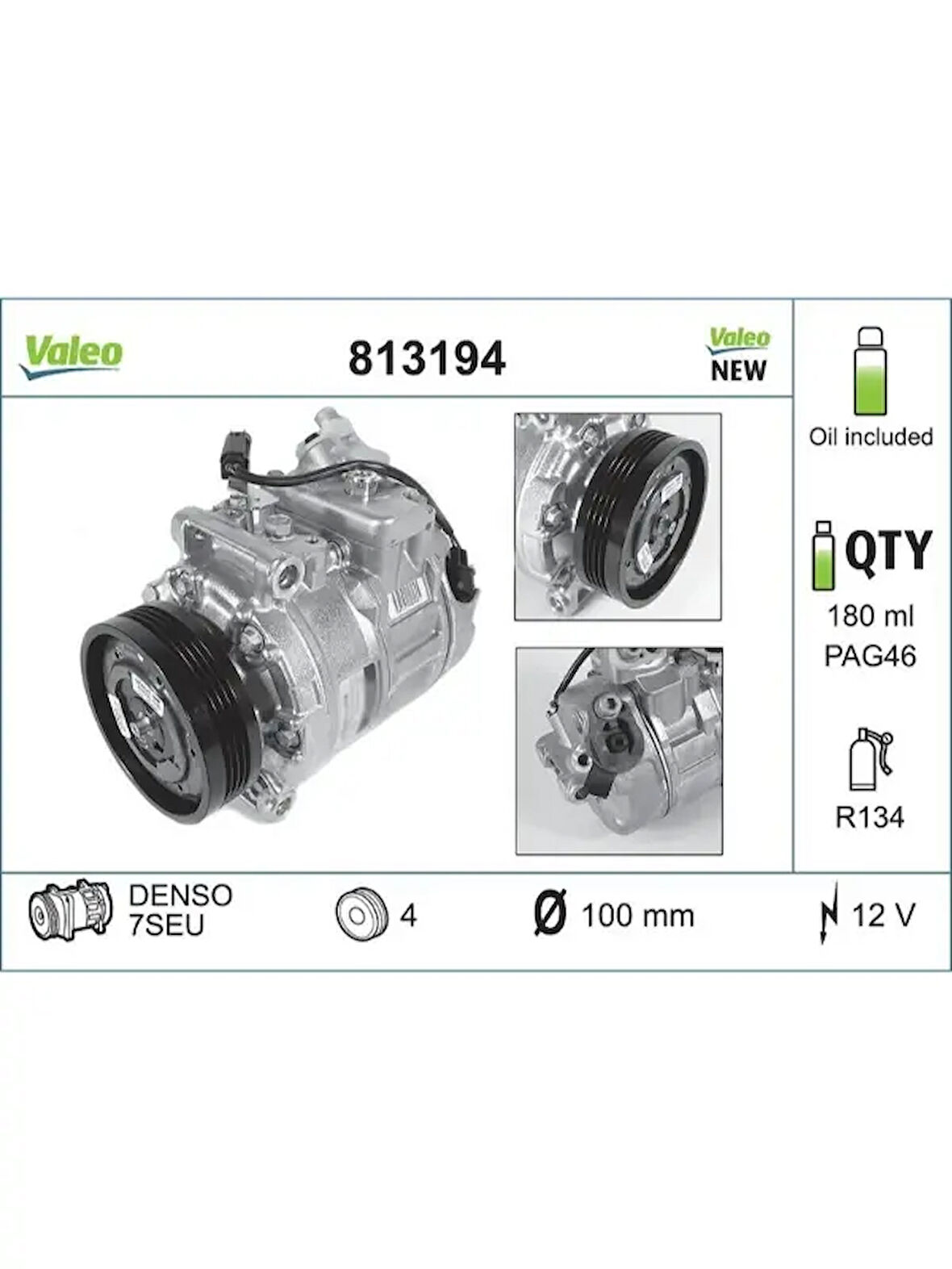 KLIMA KOMPRESORU BMW M57 D30 E90 0611 E92 0613 M54 N43 M57 E60  N57 D30 F07 1217 M57 M54 D30 E65