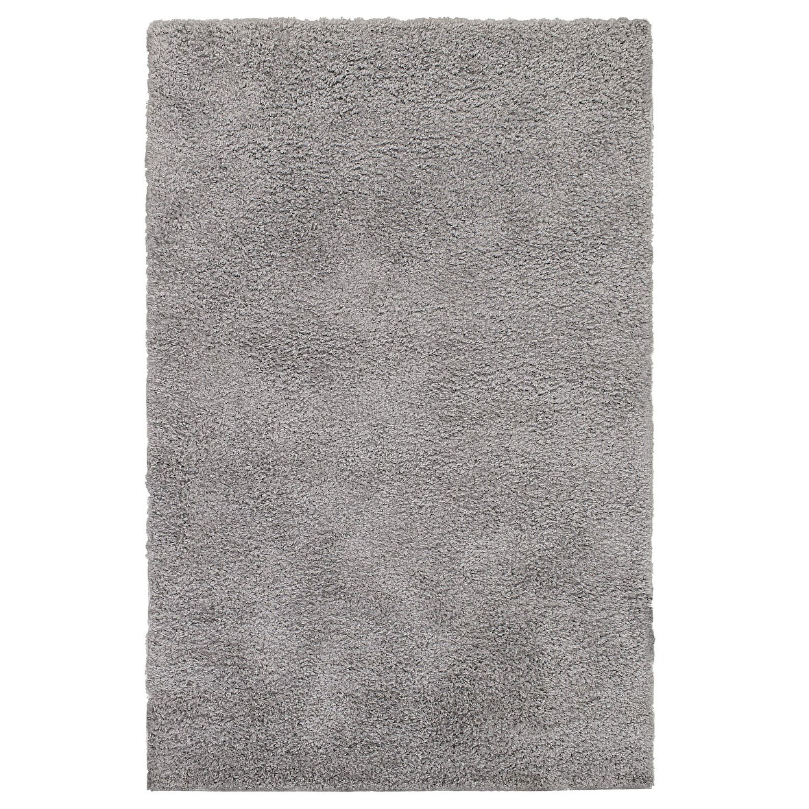 Büyük halı, gri, 120x180 cm, dikdörtgen, uzun tüylü